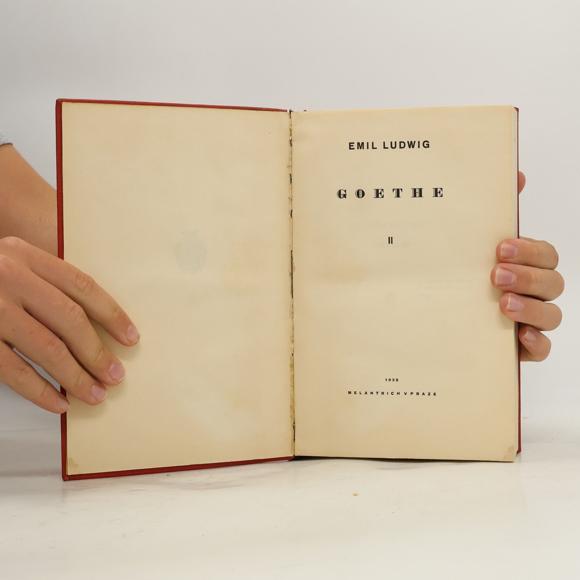 Emil Ludwig Goethe II