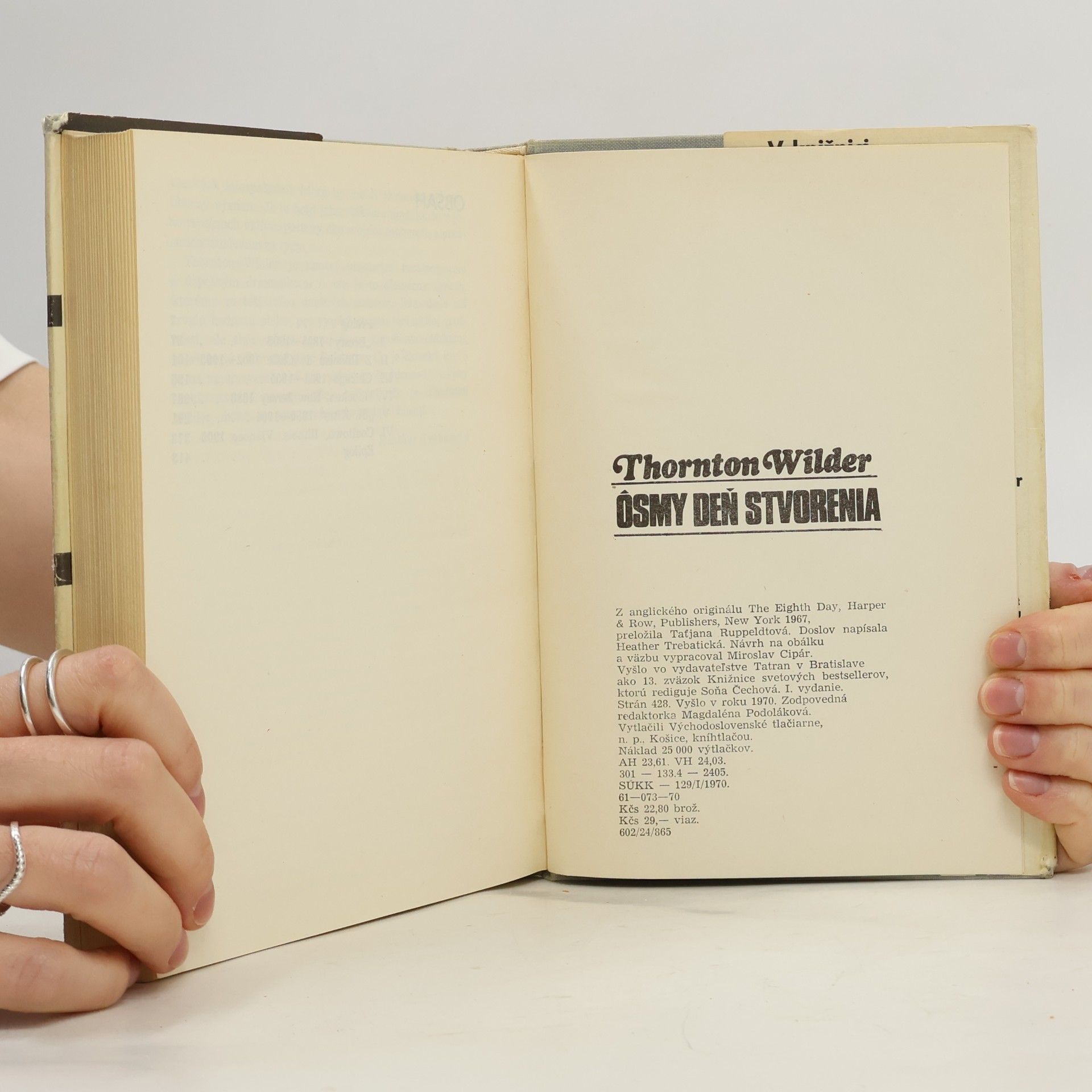 Thornton Wilder Ôsmy deň stvorenia