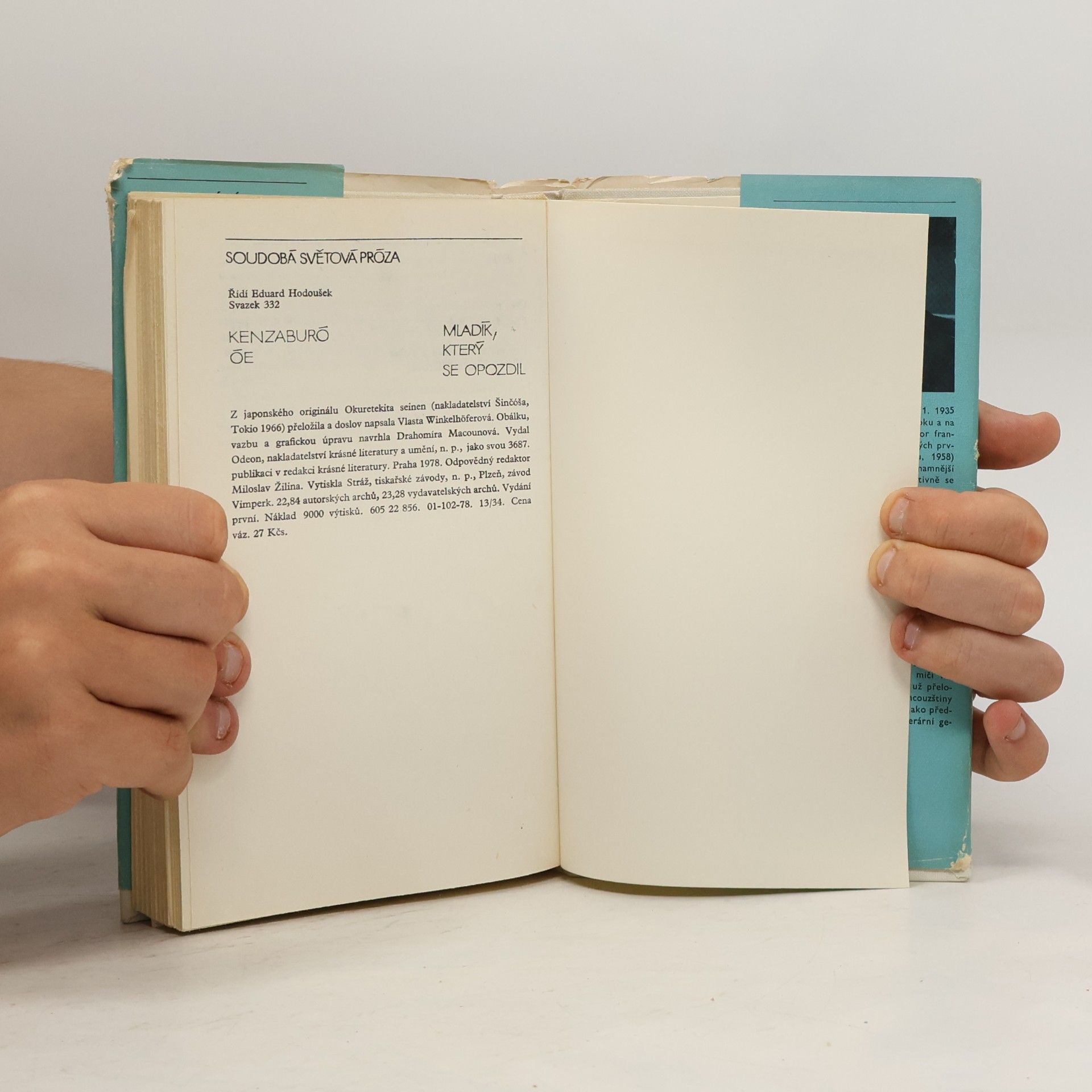 Kenzaburō Ōe Mladík, který se opozdil