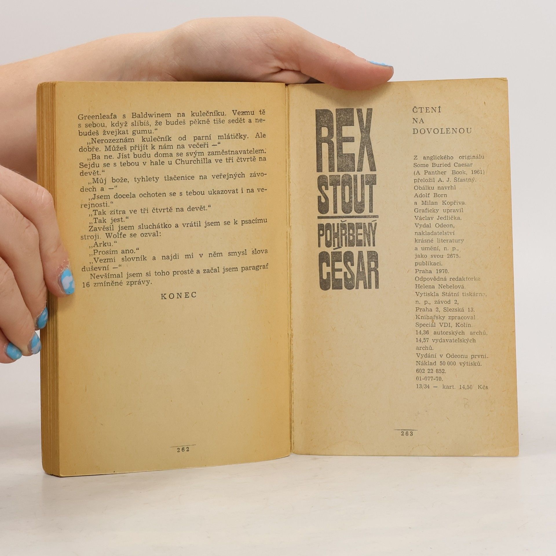 Rex Stout Pohřbený César
