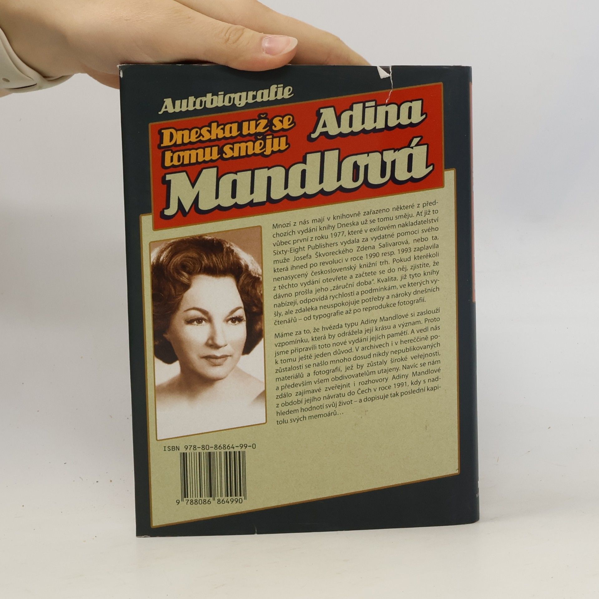 Adina Mandlová Dneska už se tomu směju