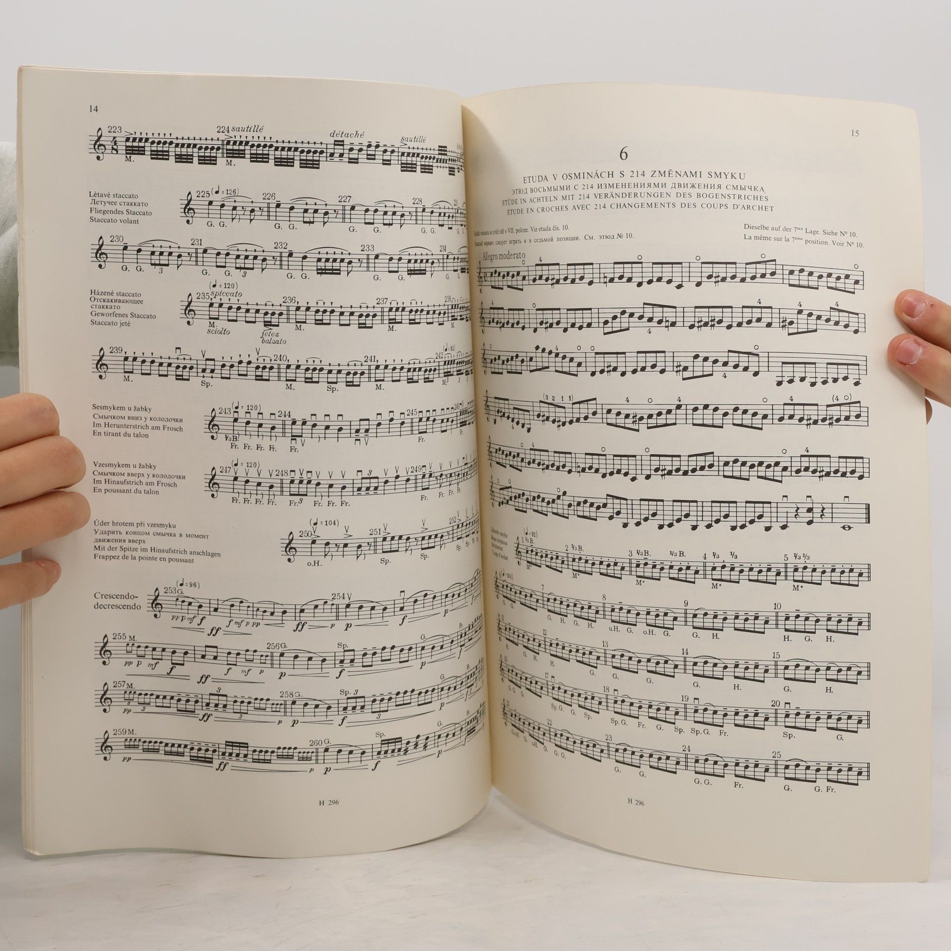 Otakar Ševčík Škola smyčcové techniky op. 2, sešit 1