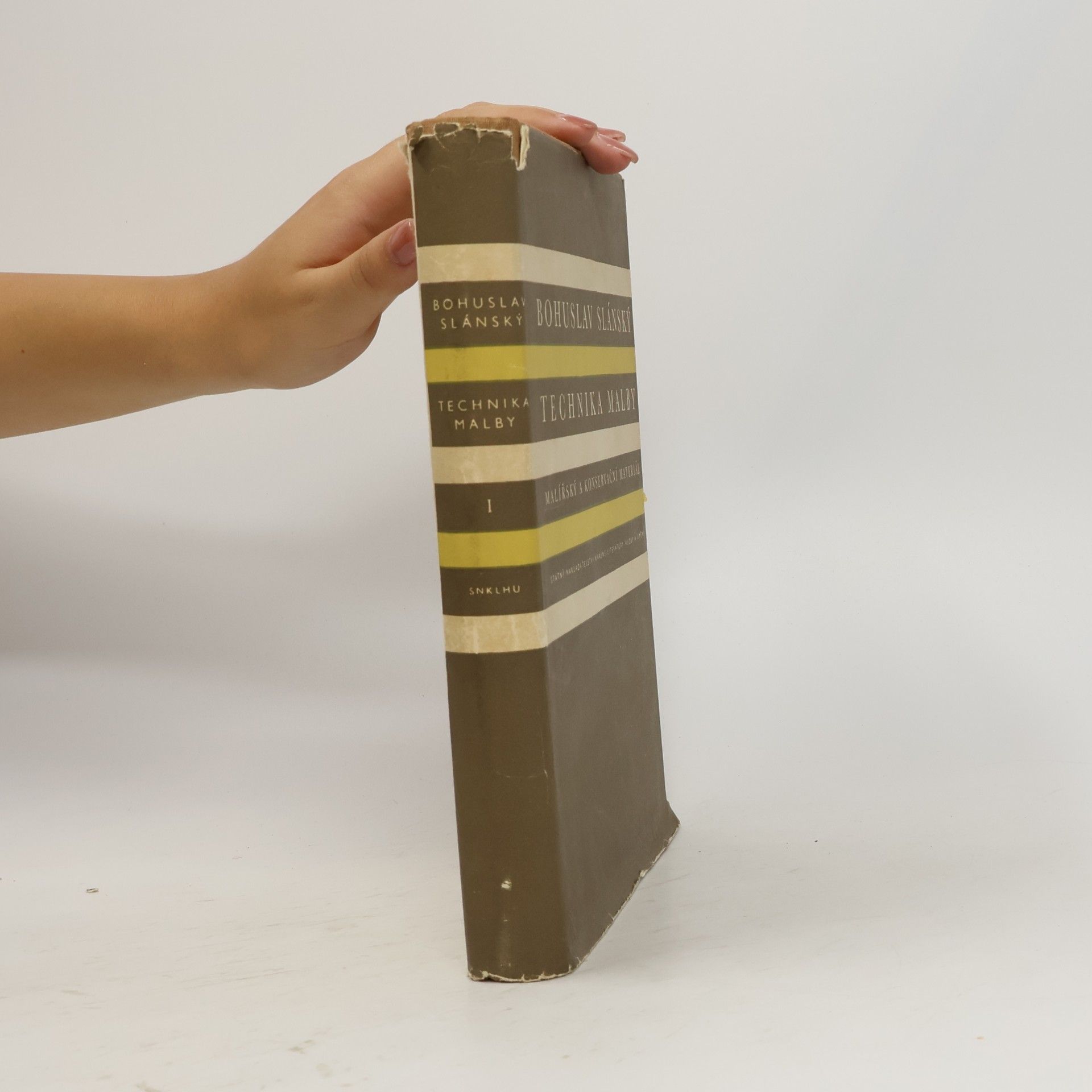 Bohuslav Slánský Technika malby. Díl I. Malířský a konservační materiál