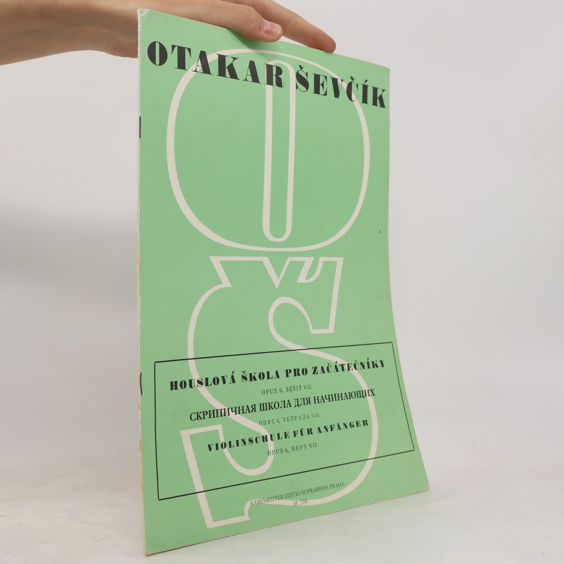 Houslová škola pro začátečníky: opus 6, sešit 7
