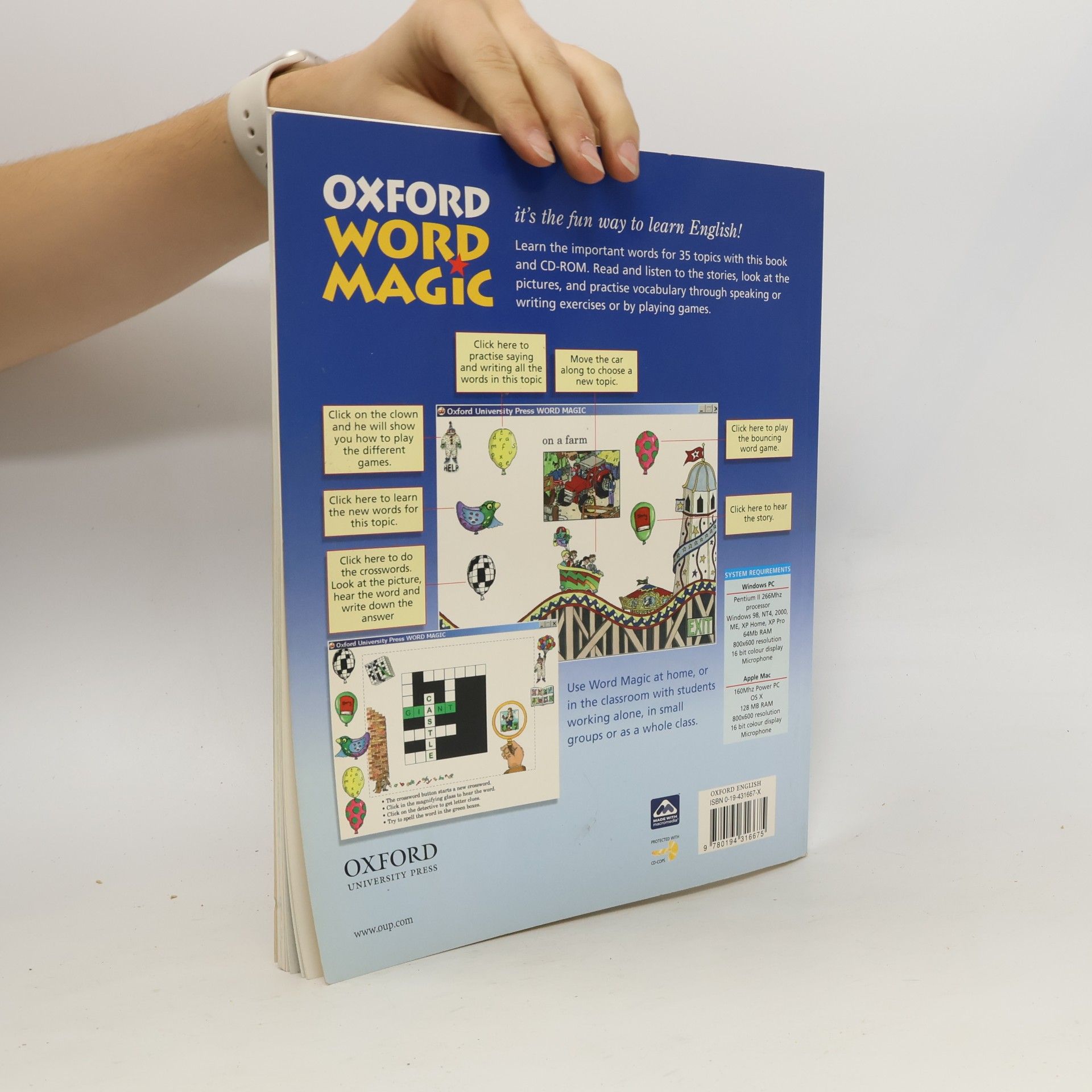Stella Maidment Oxford word magic : teaches 1500 English words the fun way, through pictures, sound and games