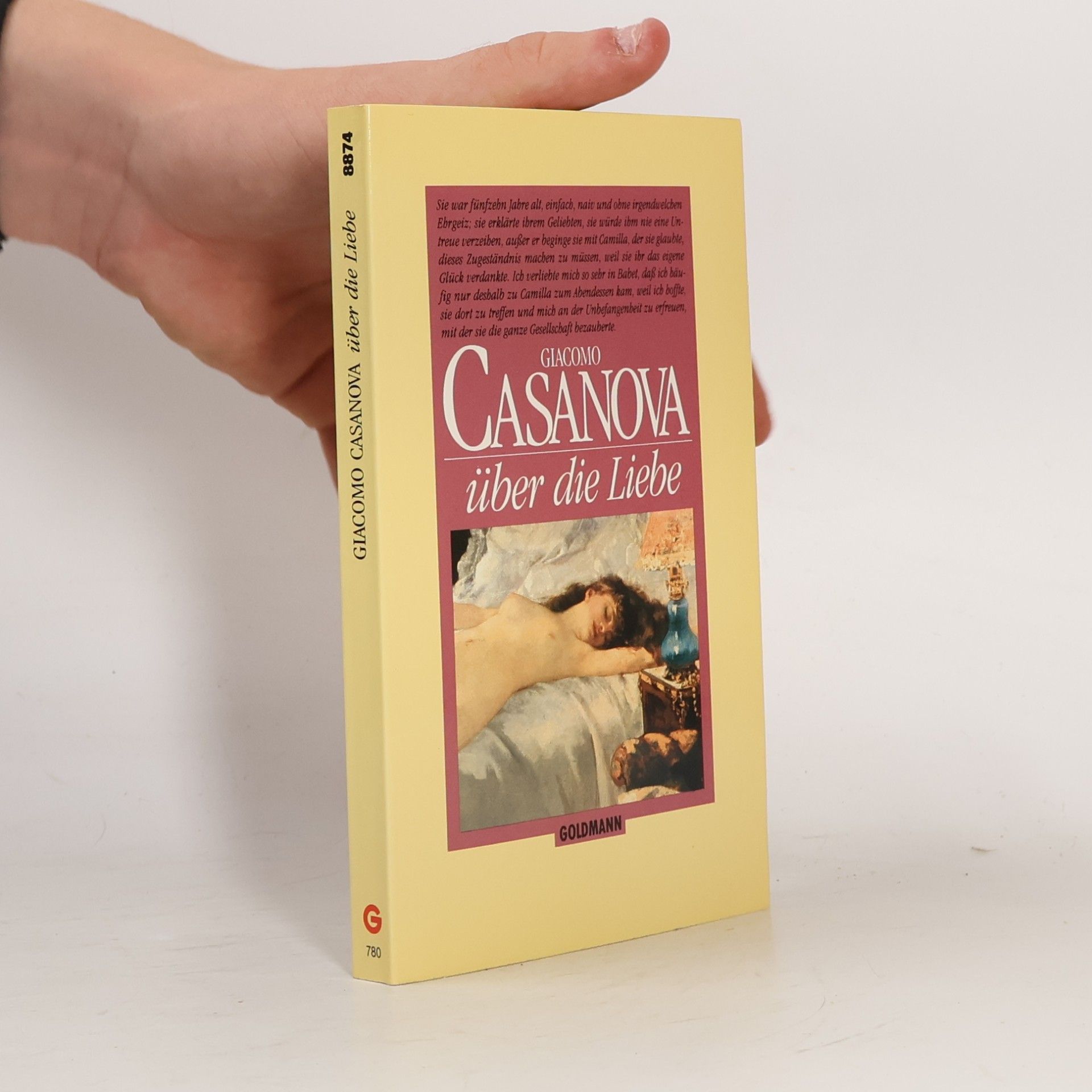 Giacomo Casanova Über die Liebe