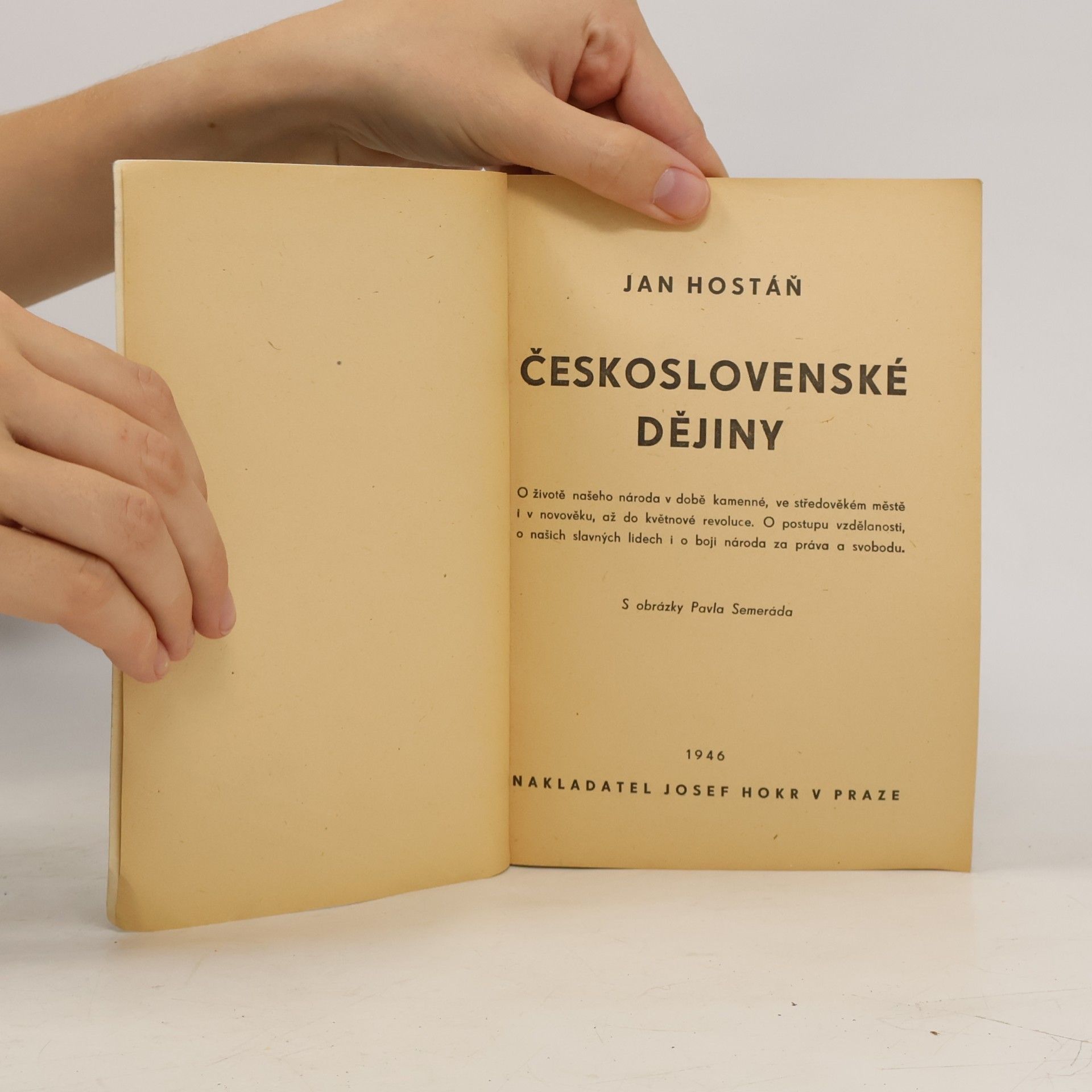 Jan Hostáň Československé dějiny
