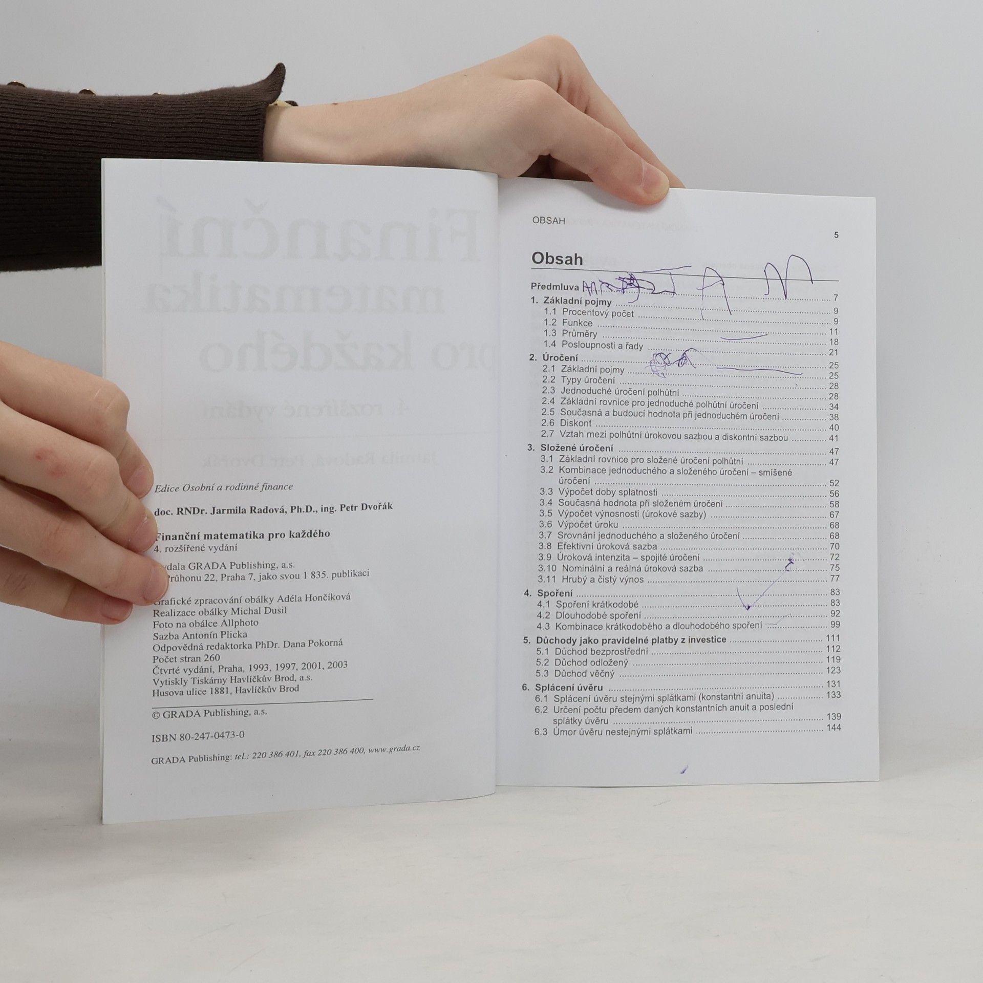 Jarmila Radová Finanční matematika pro každého