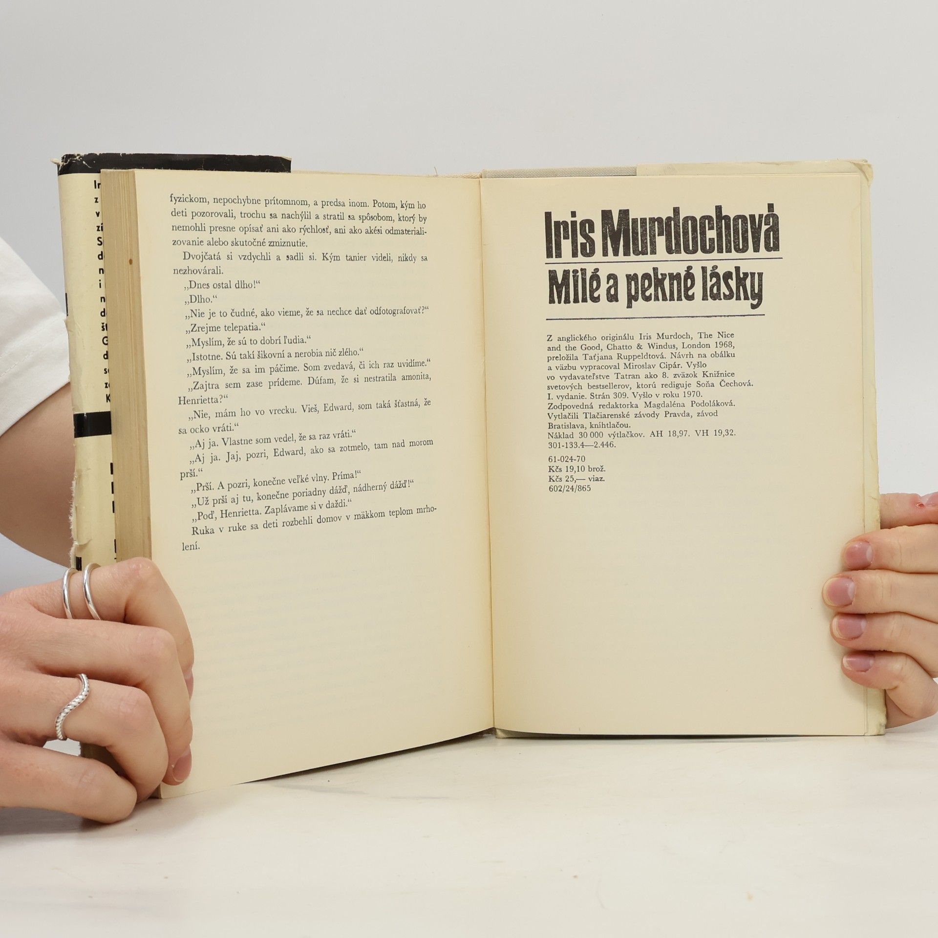 Iris Murdoch Milé a pekné lásky
