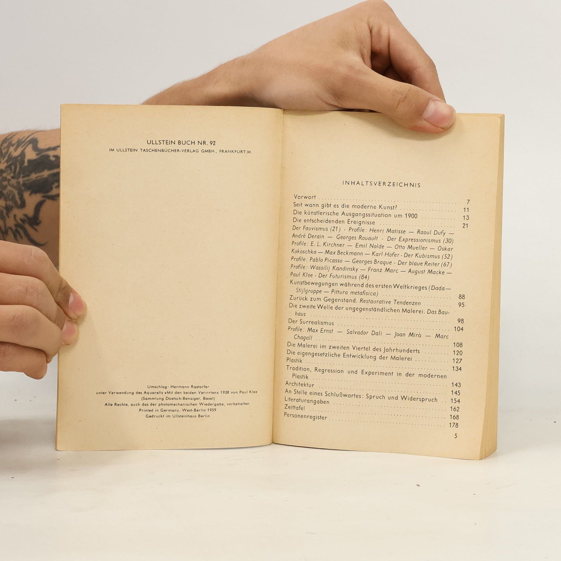 Leopold Zahn Kleine Geschichte der modernen Kunst
