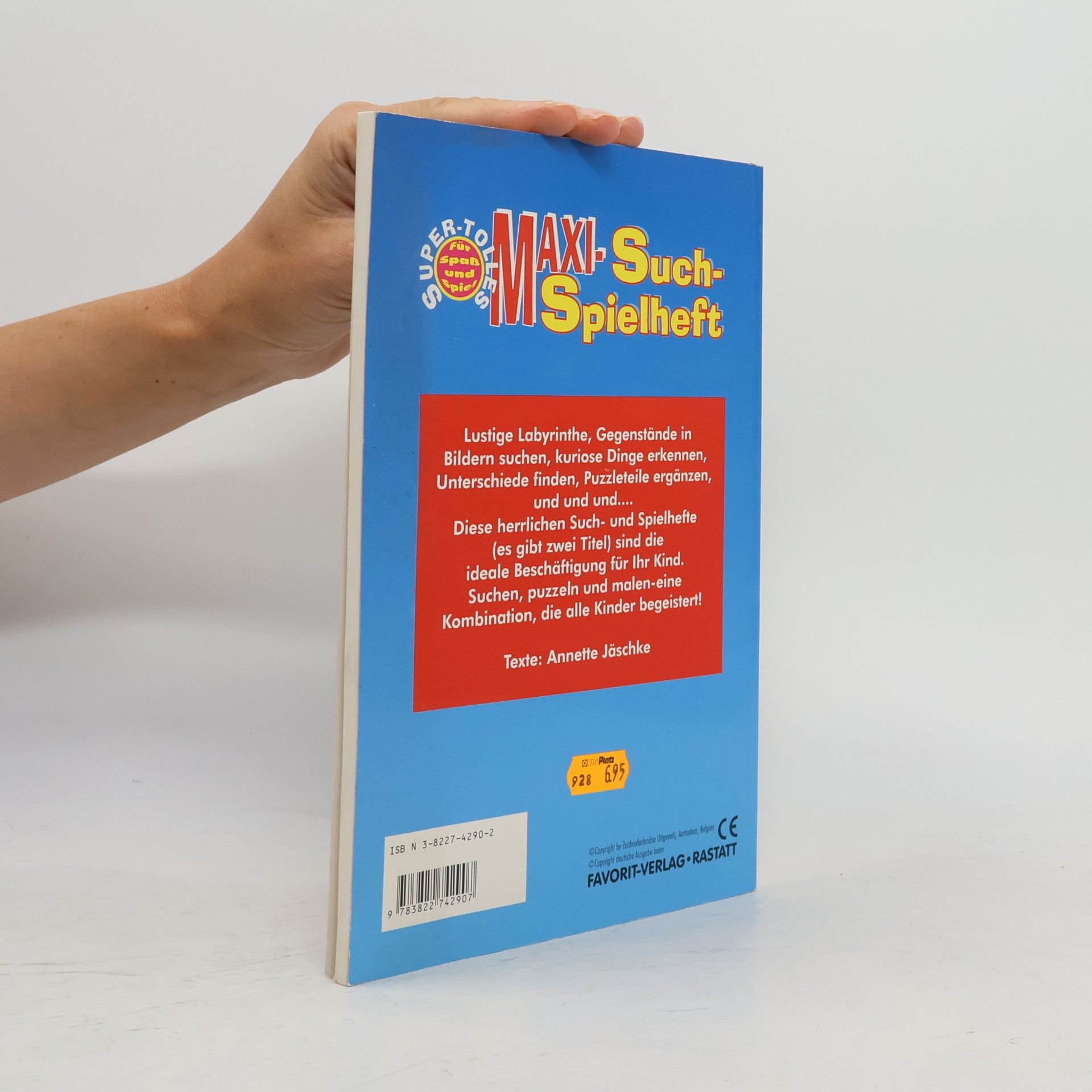 Maxi-Such-Spielheft