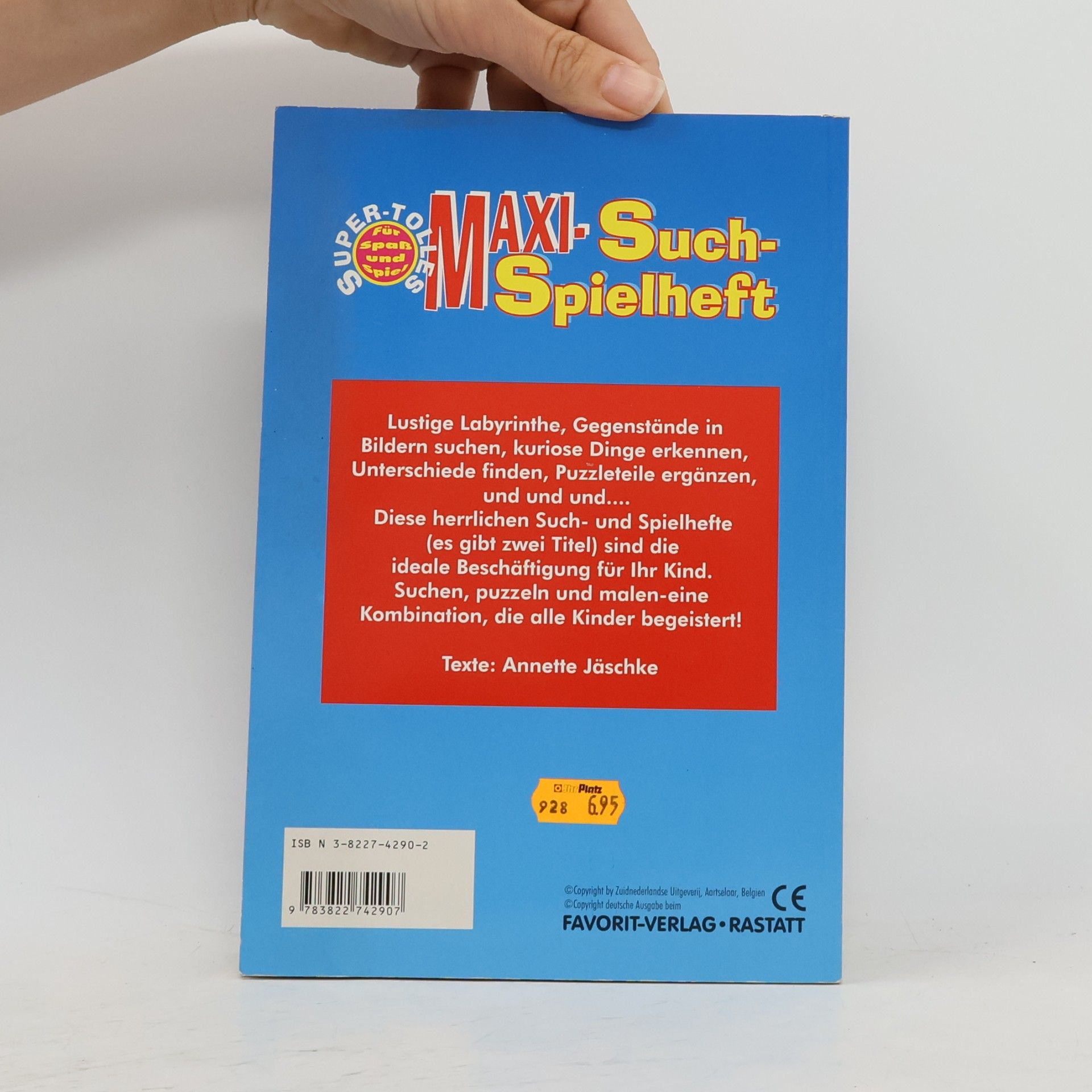 Maxi-Such-Spielheft