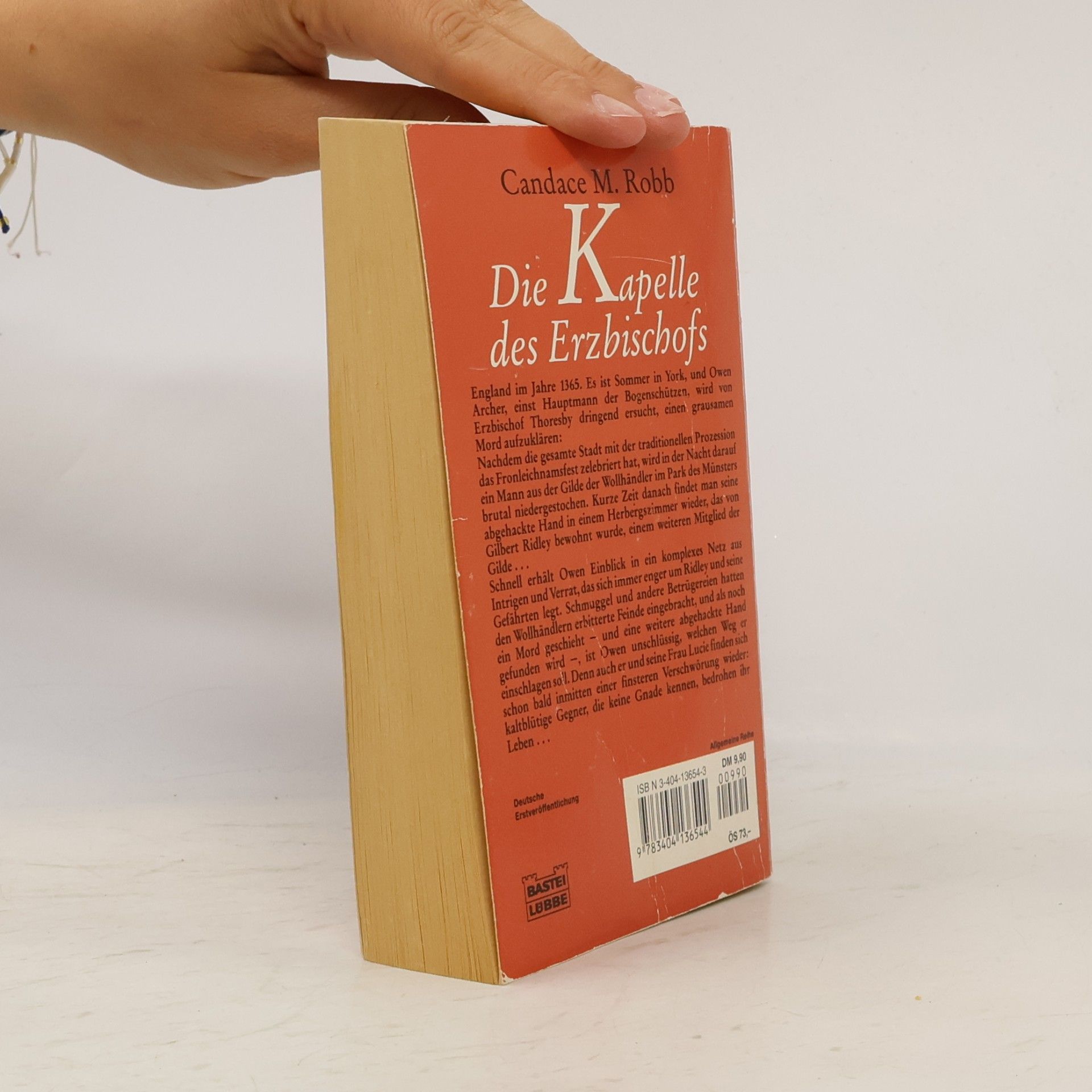 Candace Robb Die Kapelle des Erzbischofs