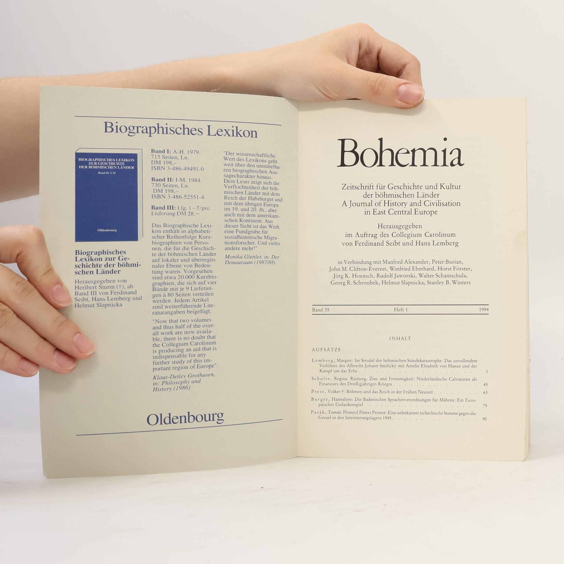 Collectif d'auteurs Bohemia 35/1