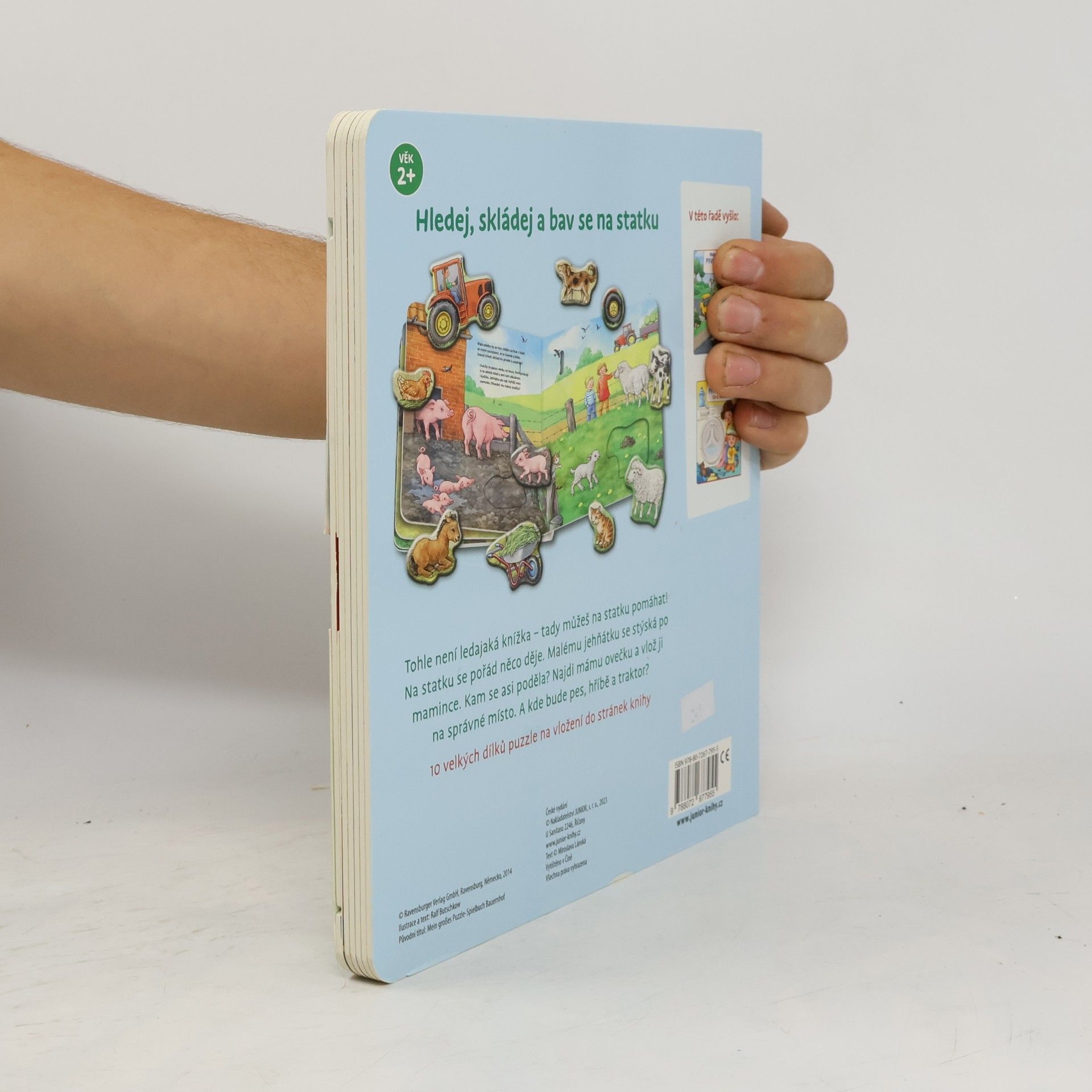 Junior Moje první puzzle Na statku - Hledej, skládej a bav se na statku