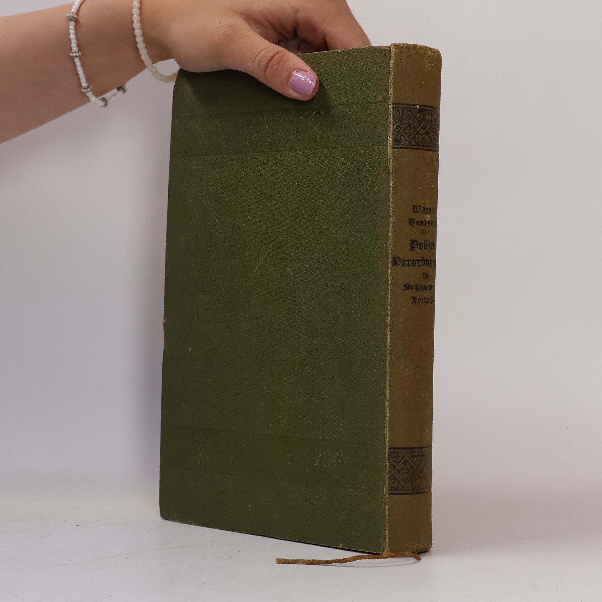 Georg Wagner Handbuch enthaltend die Polizei-Verordnungen für die Provinz Schleswig-Holstein