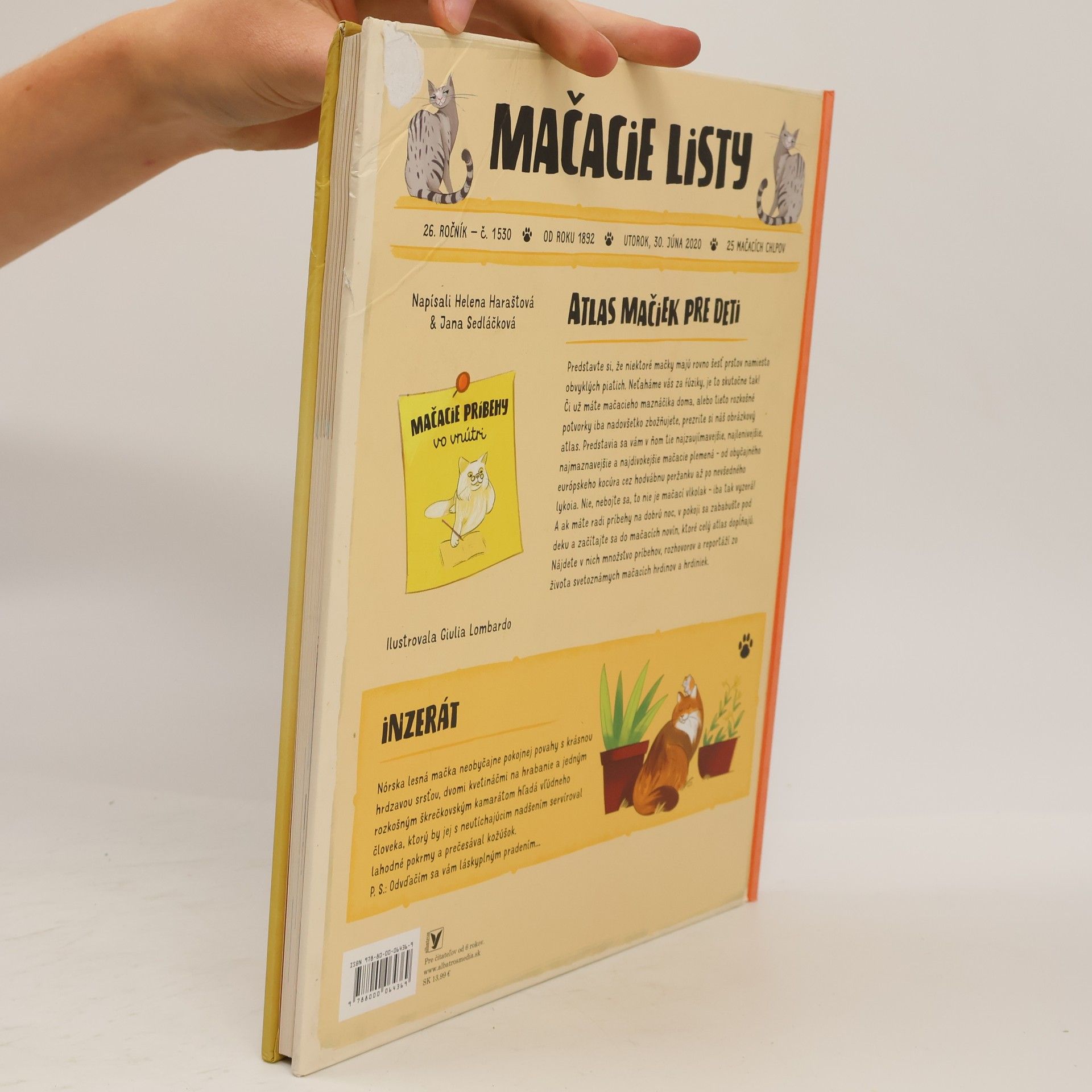 Helena Haraštová Atlas mačiek pre deti