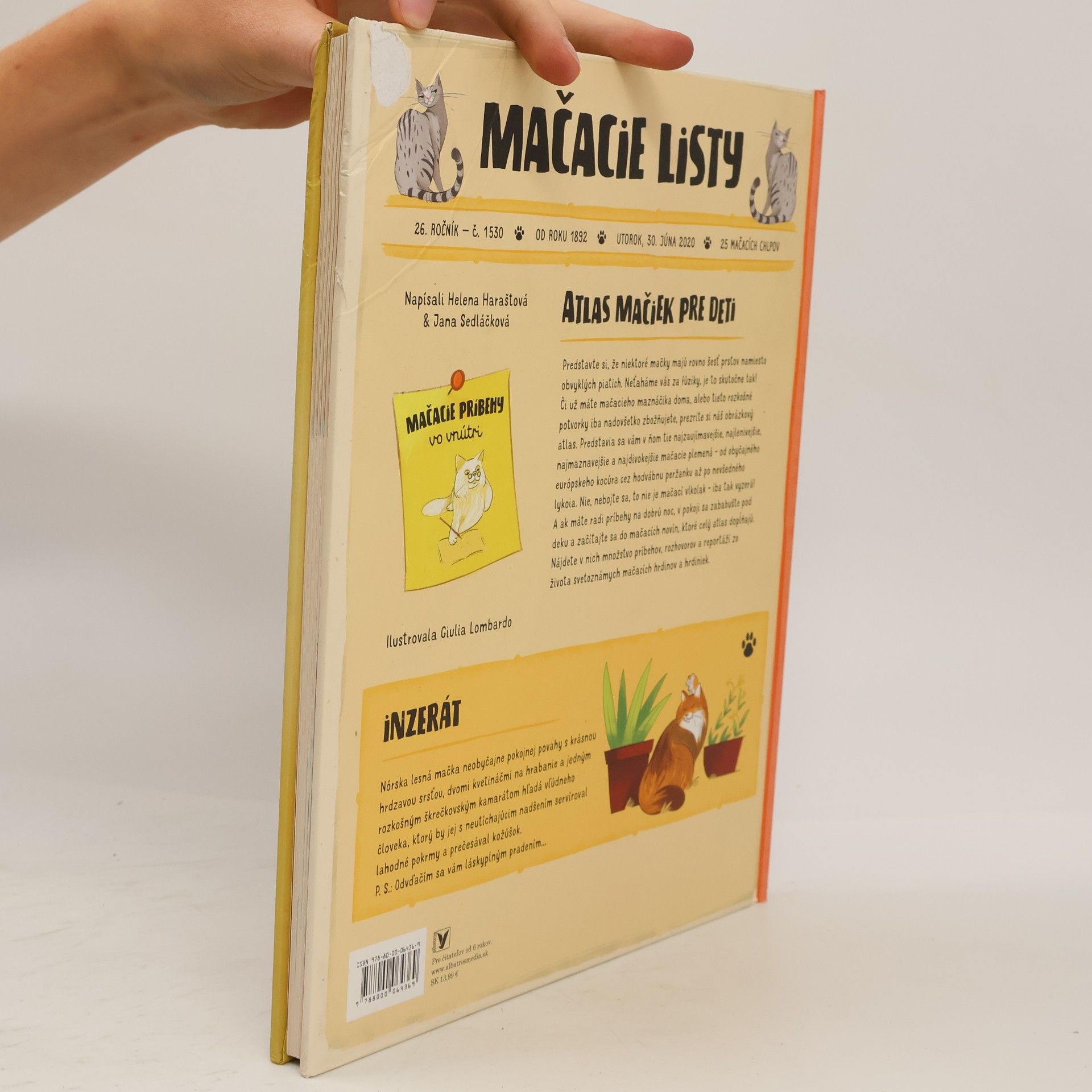 Helena Haraštová Atlas mačiek pre deti