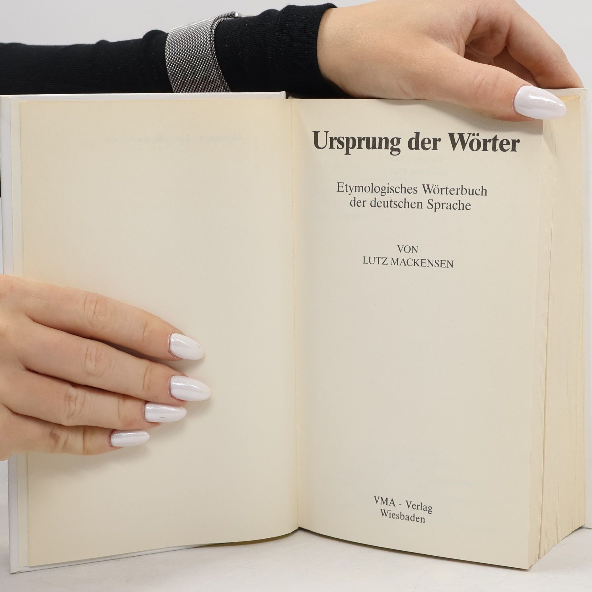 Lutz Mackensen Ursprung der Wörter