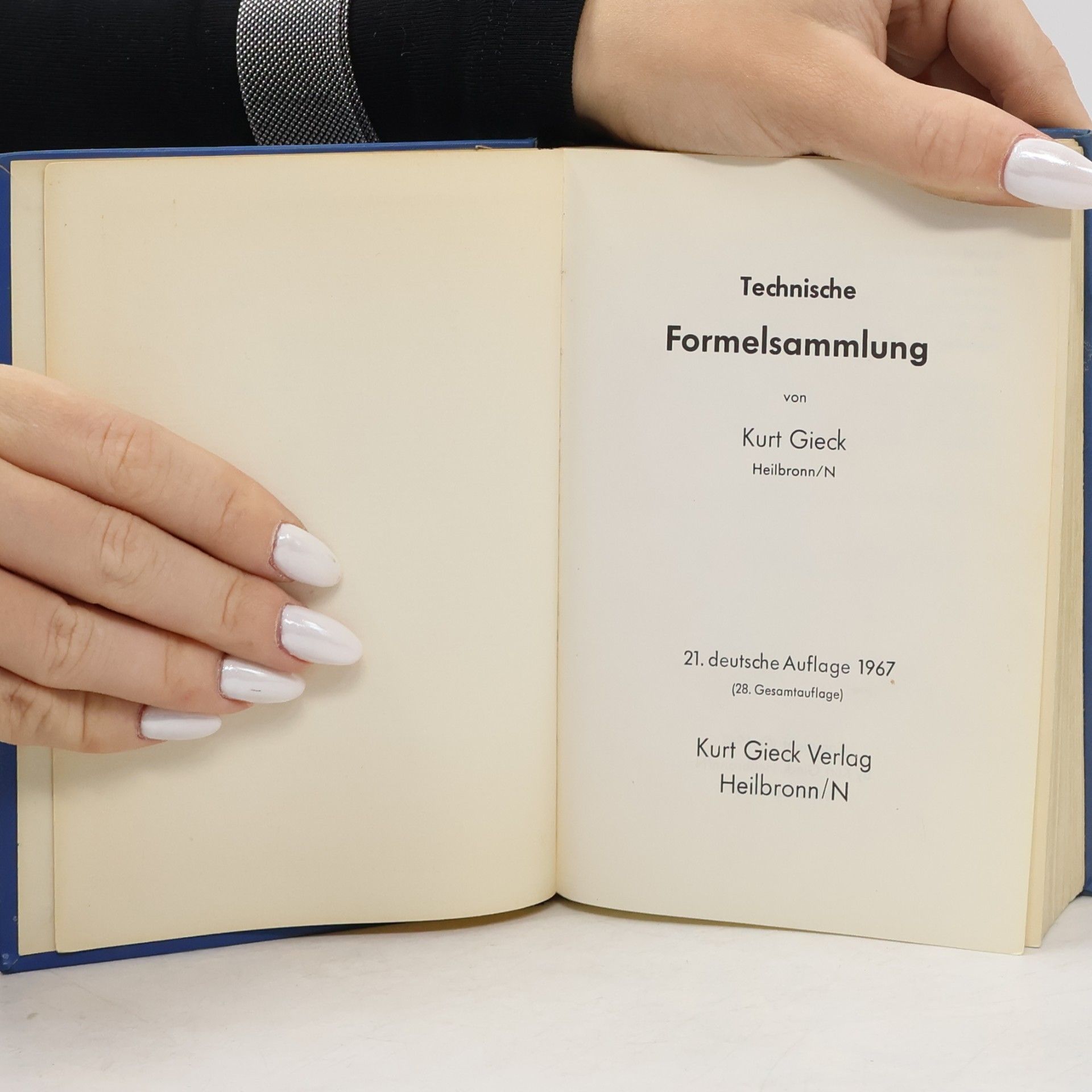 Kurt Gieck Technische Formelsammlung