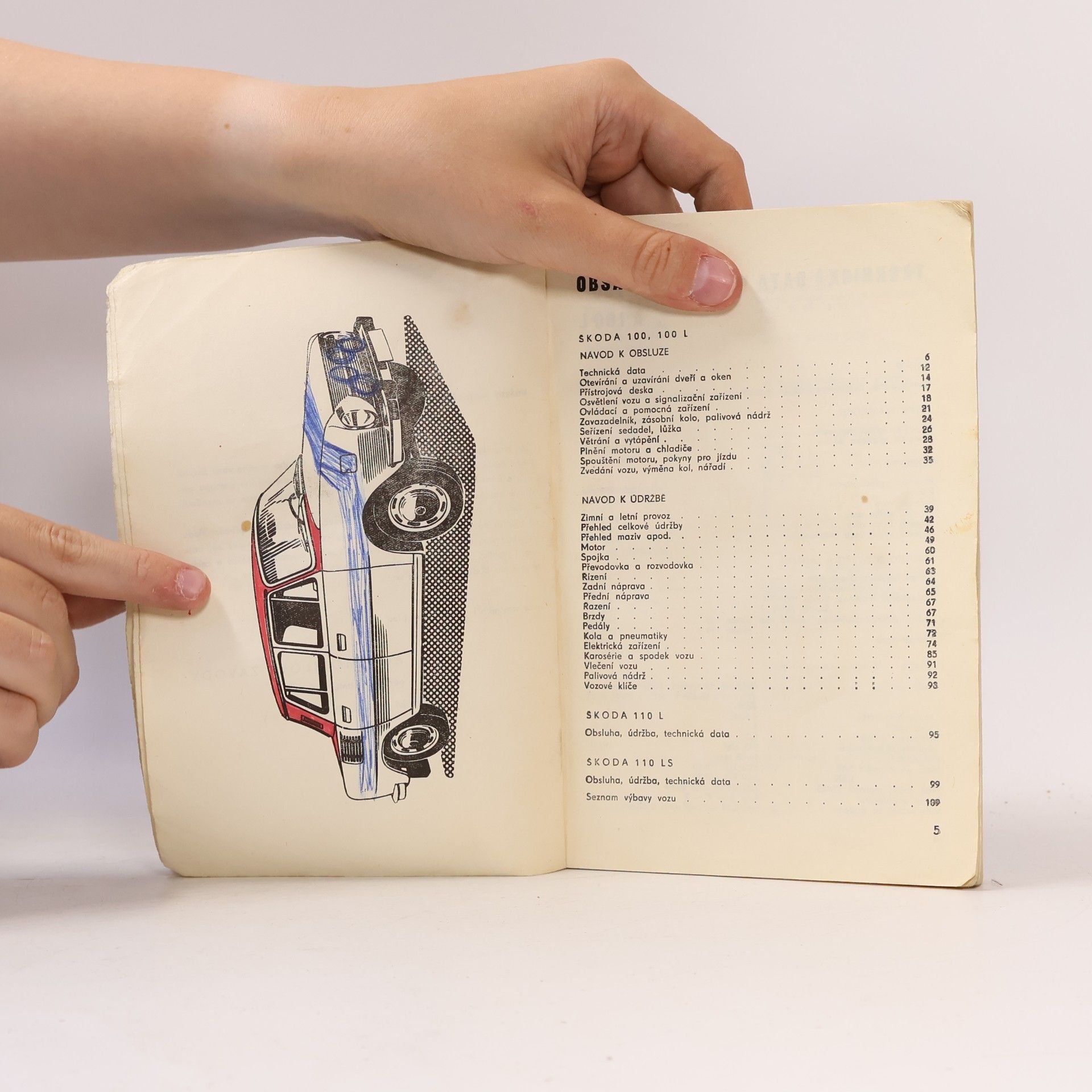 Collectif d'auteurs Škoda 100-100L, 110L-110LS. Návod k obsluze a údržbě