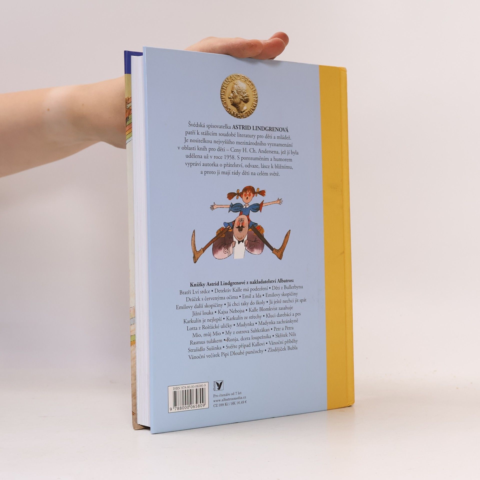 Astrid Lindgrenová Pipi Dlouhá punčocha