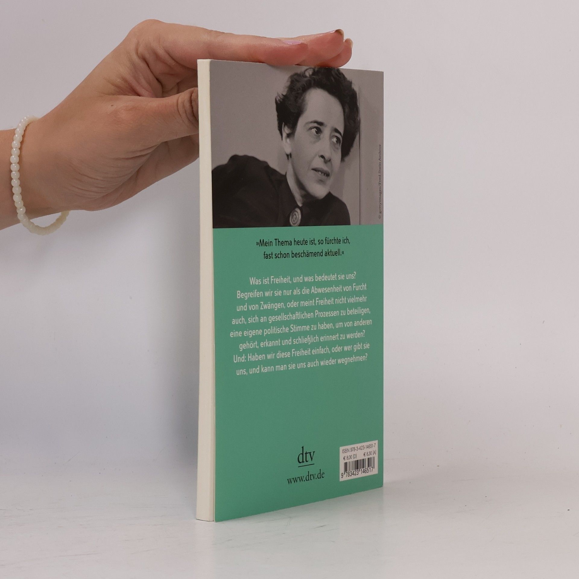 Hannah Arendt Die Freiheit, frei zu sein