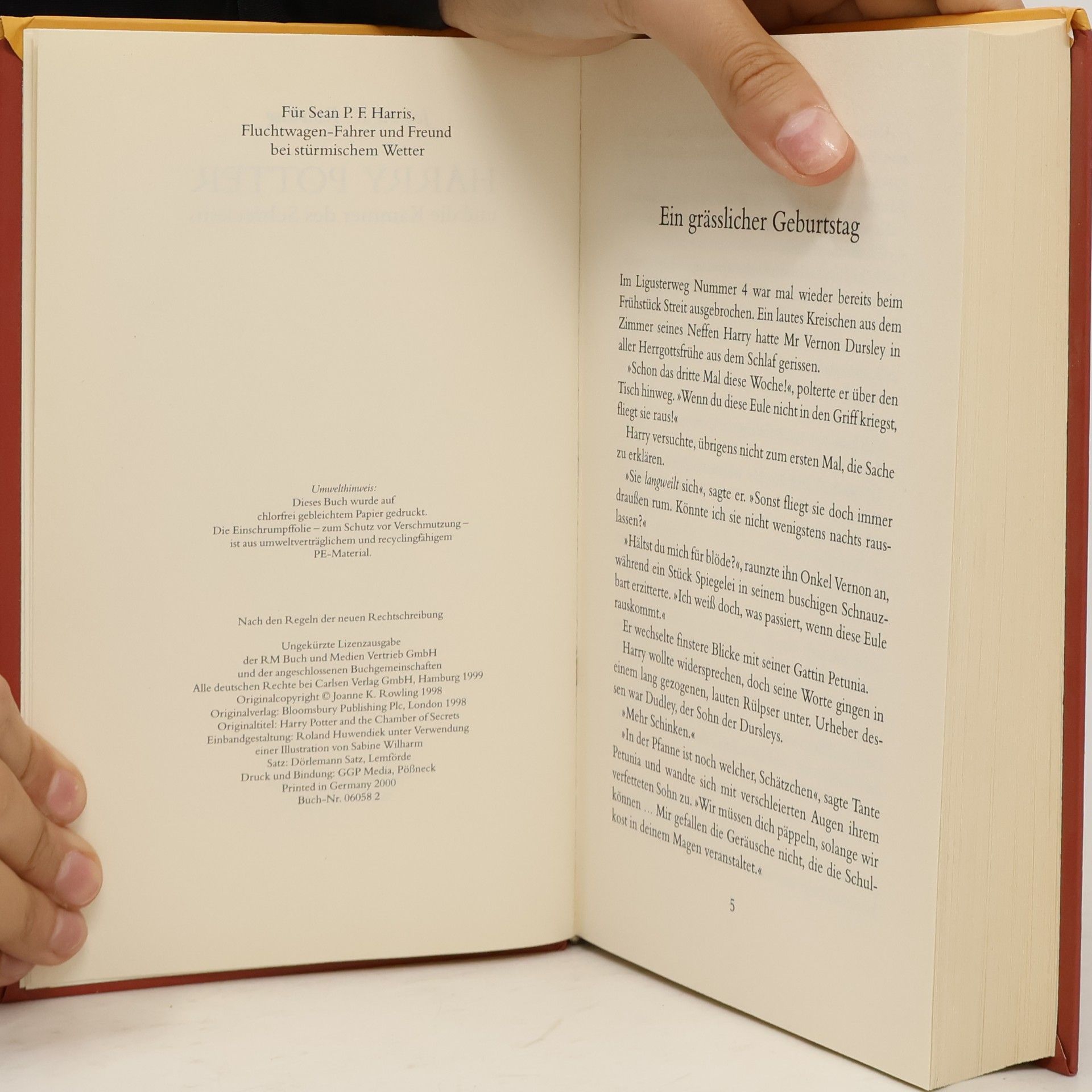 J. K. Rowling Harry Potter und die Kammer des Schreckens