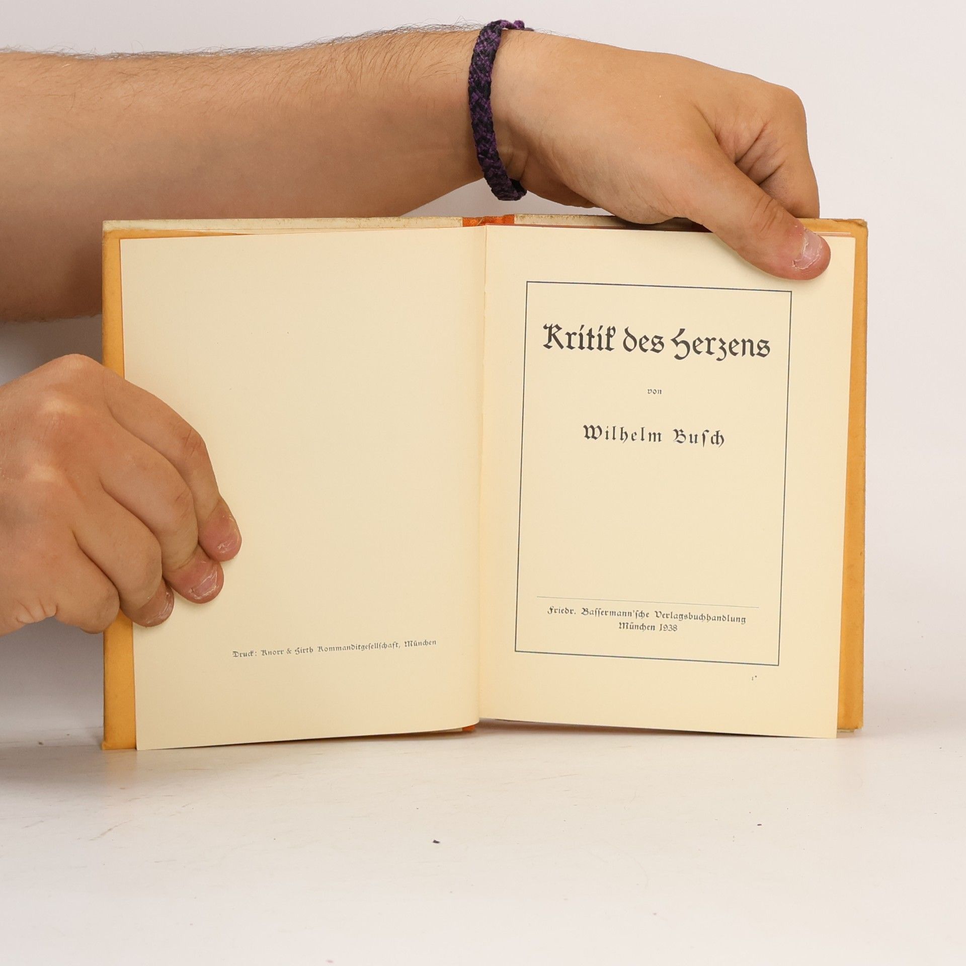 Wilhelm Busch Kritik des Herzens