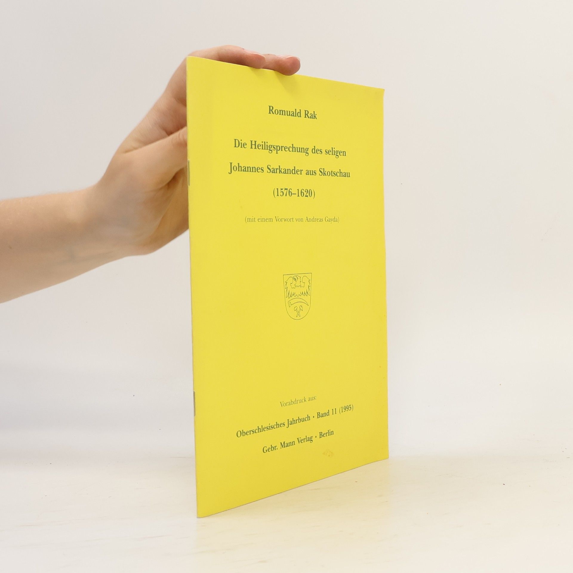 Autorenkollektiv Oberschlesisches Jahrbuch 1995