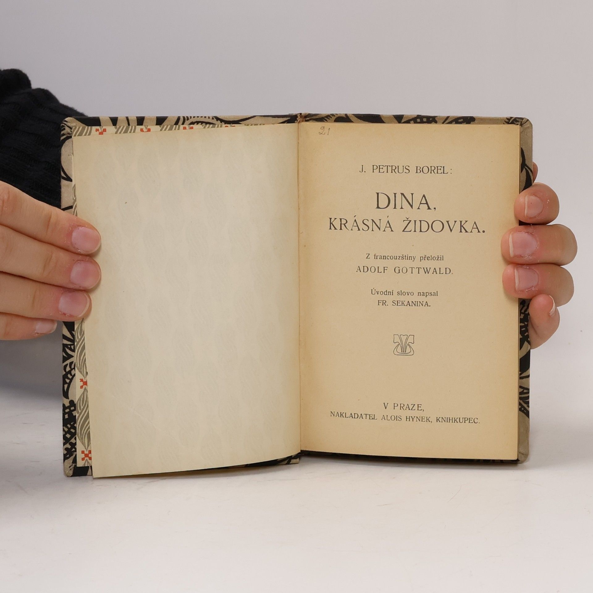 Pétrus Borel Dina, krásná židovka