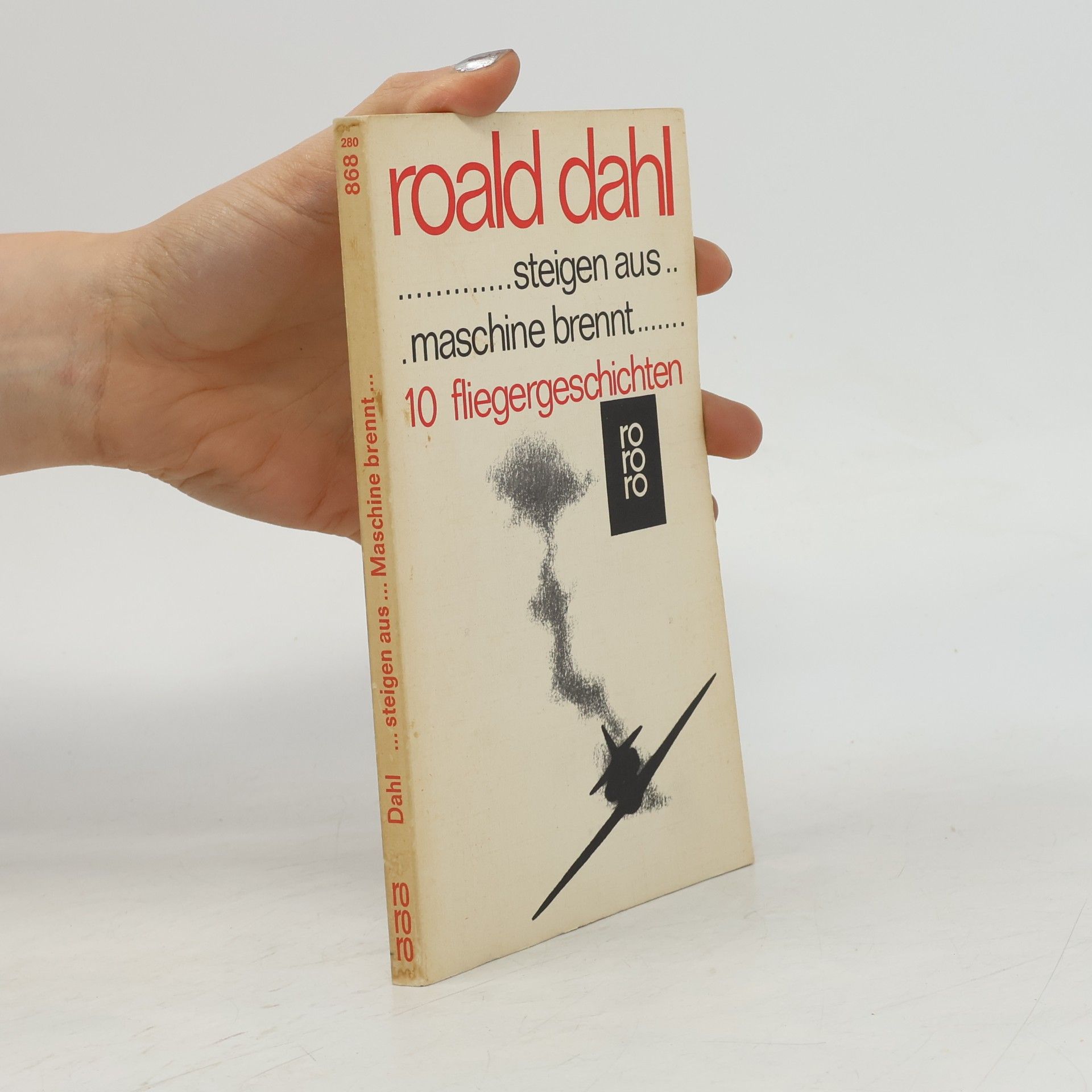 Roald Dahl ... steigen aus ... Maschine brennt