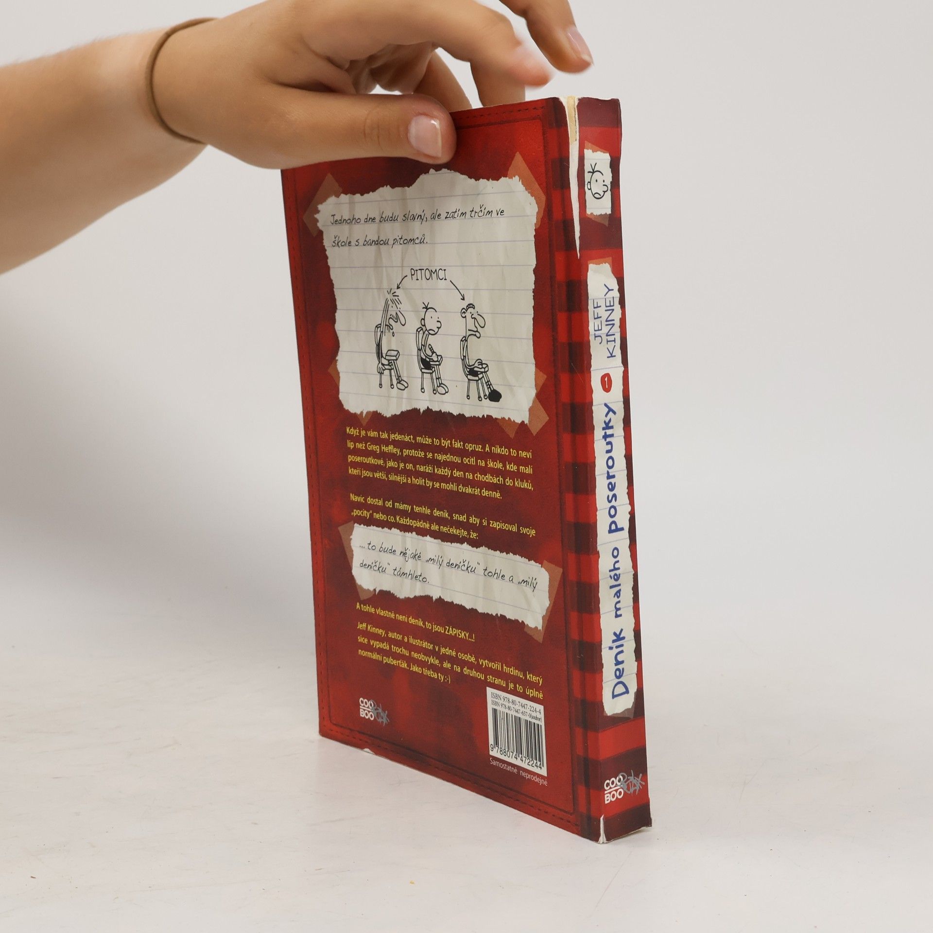 Jeff Kinney Deník malého poseroutky 1