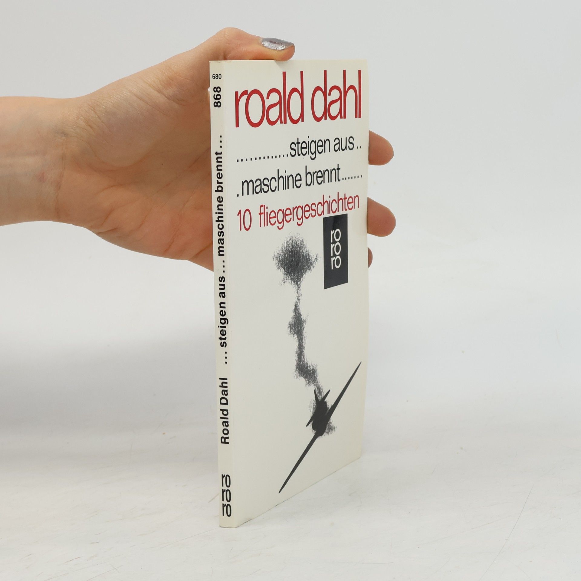 Roald Dahl ... steigen aus ... Maschine brennt