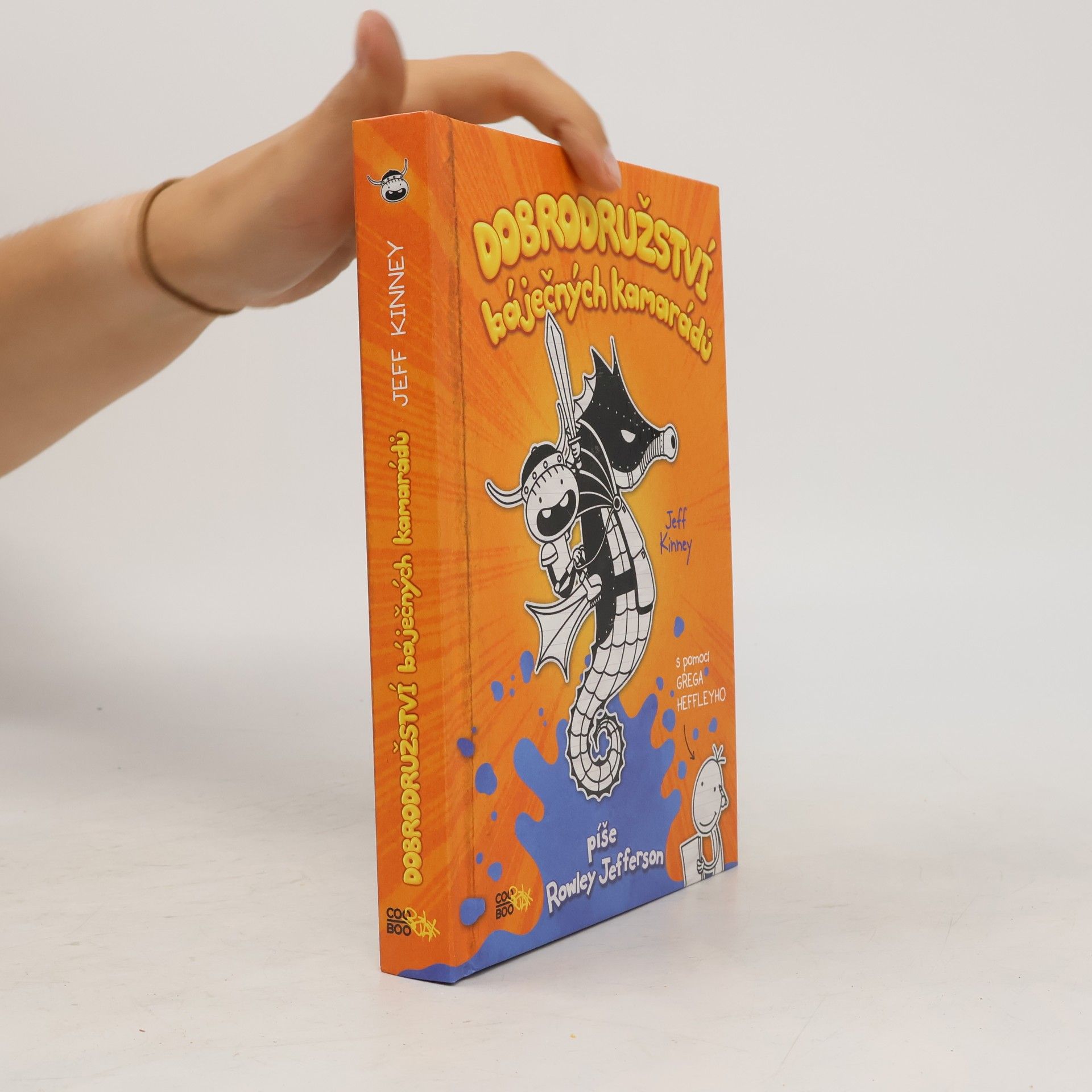 Jeff Kinney Dobrodružství báječných kamarádů. Píše Rowley Jefferson