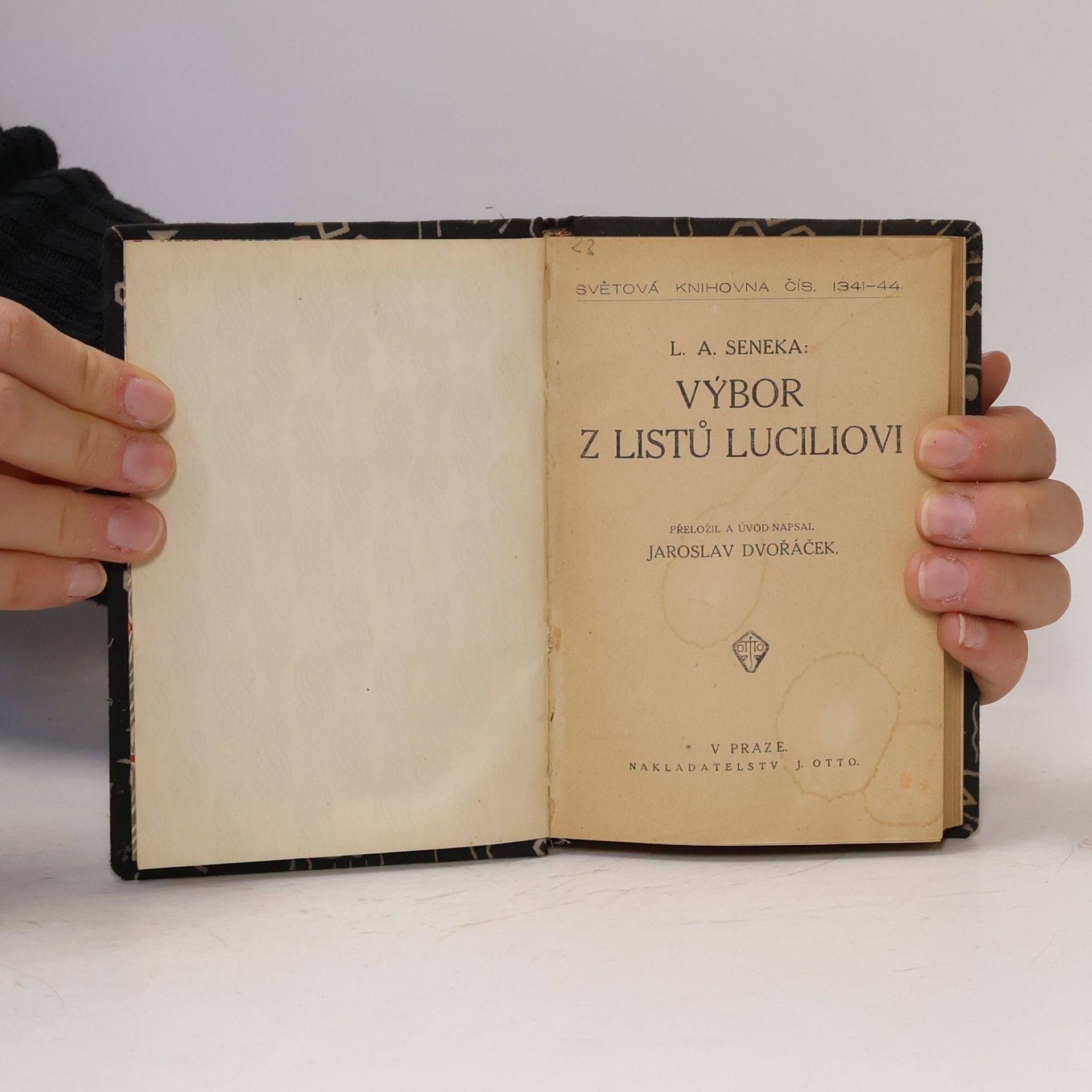 Lucius Annaeus Seneca Výbor z listů Luciliovi