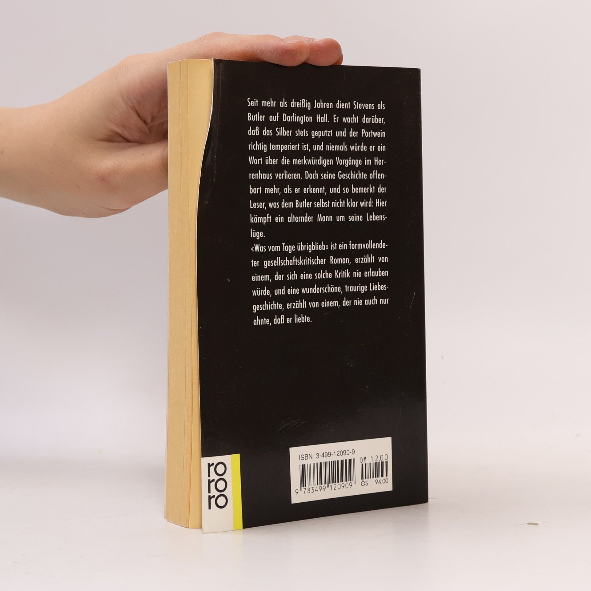 Kazuo Ishiguro Was vom Tage übrigblieb