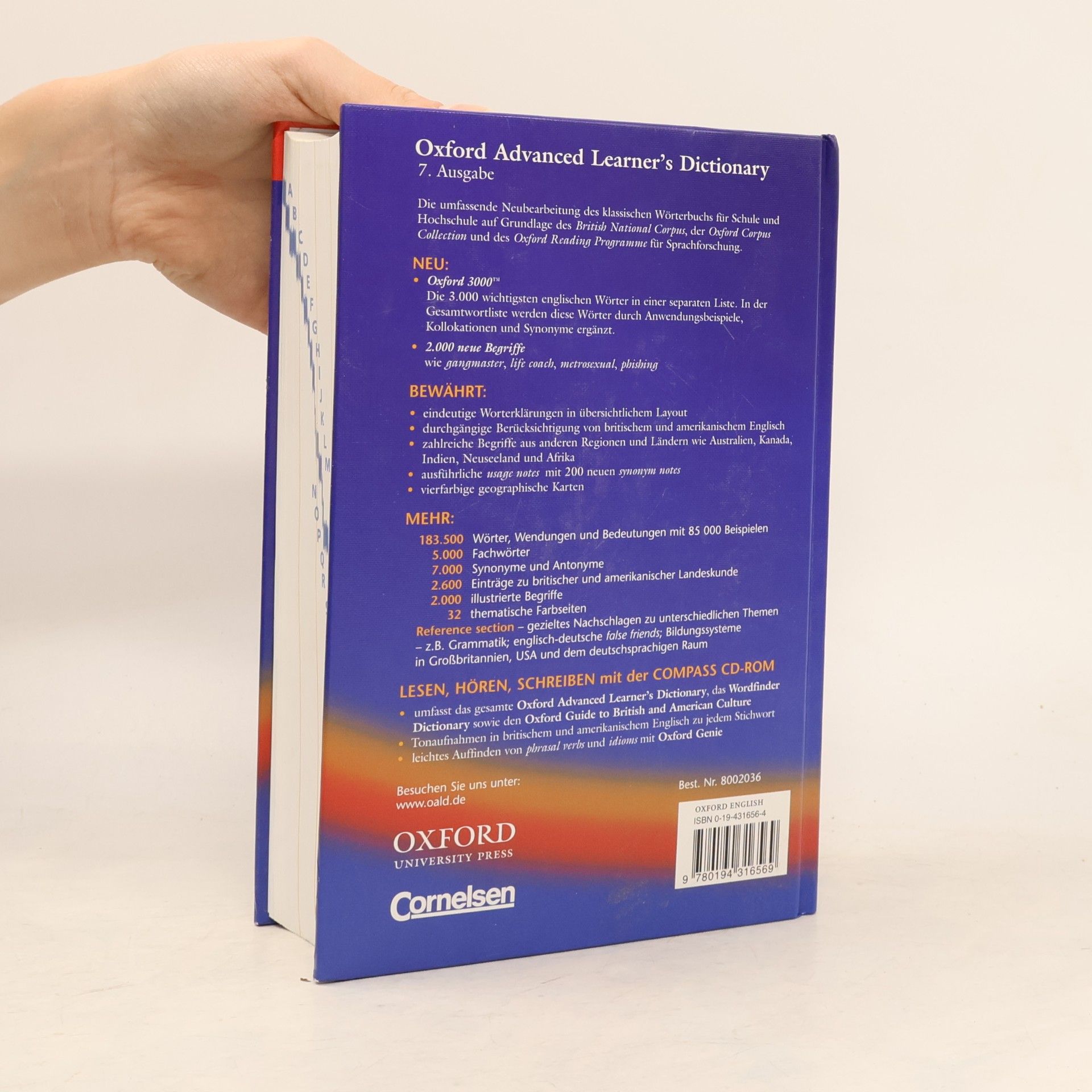 Albert Sydney Hornby Oxford Advanced Learner's Dictionary of Current English