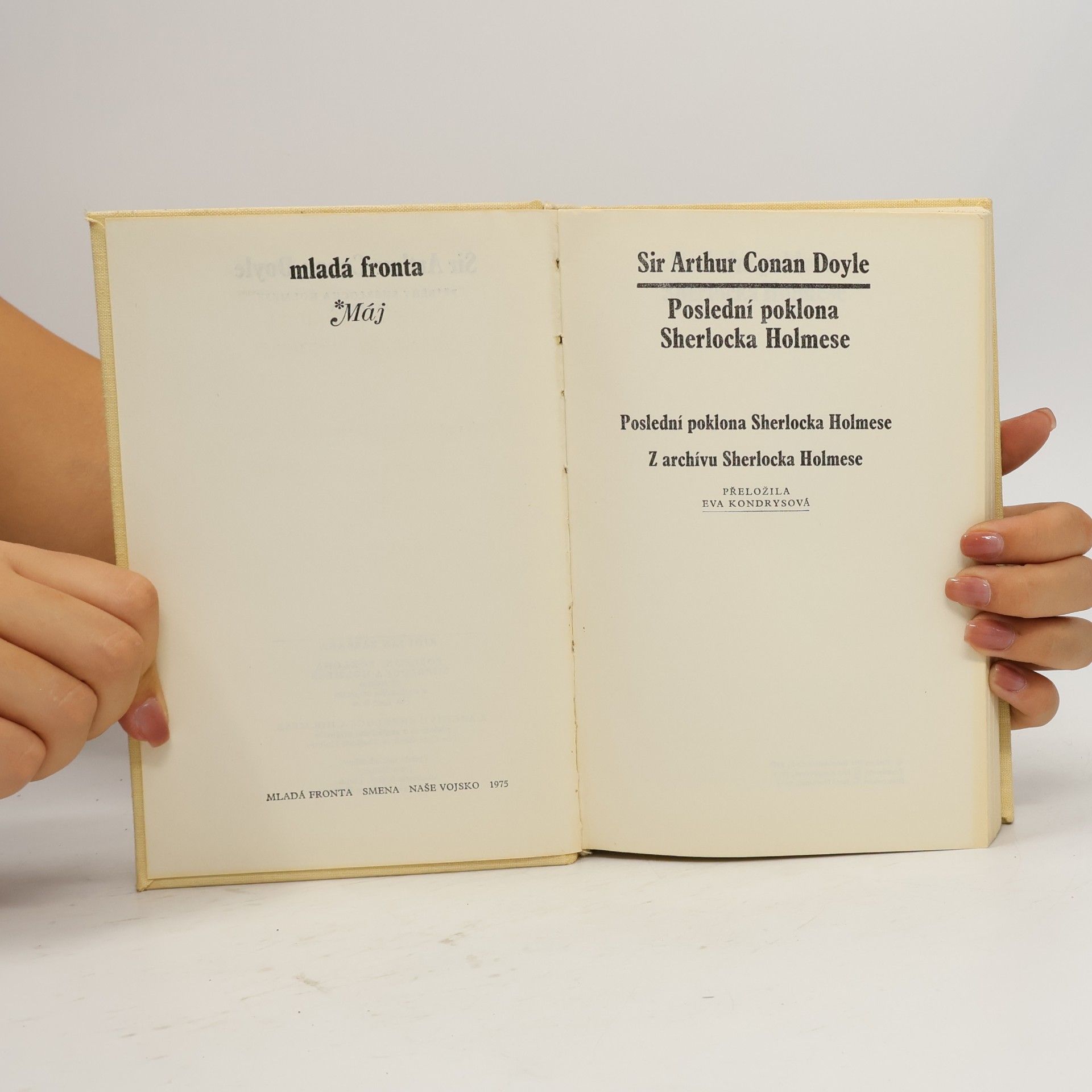 Arthur Conan Doyle Poslední poklona Sherlocka Holmese