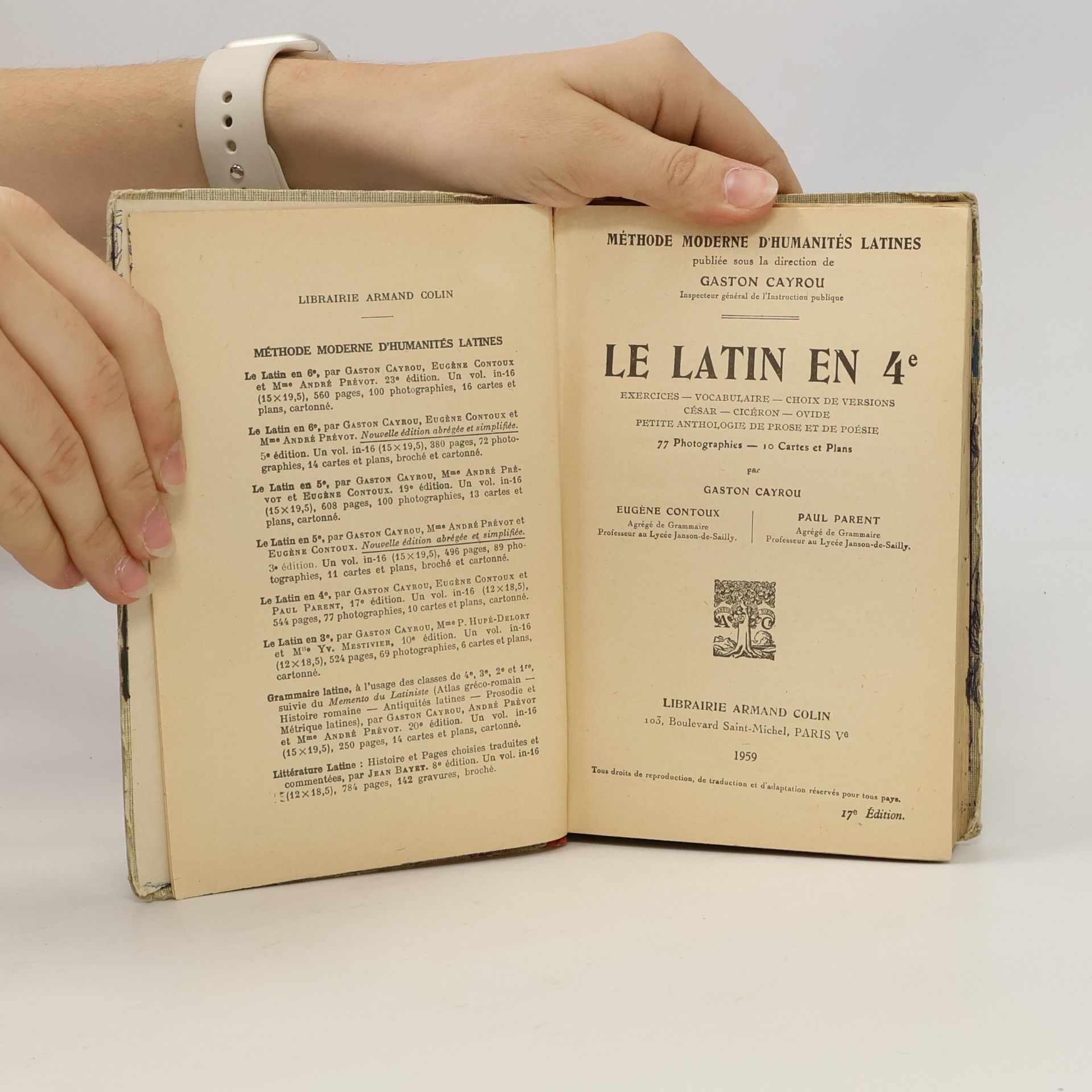 Gaston Cayrou Le latin en 4e