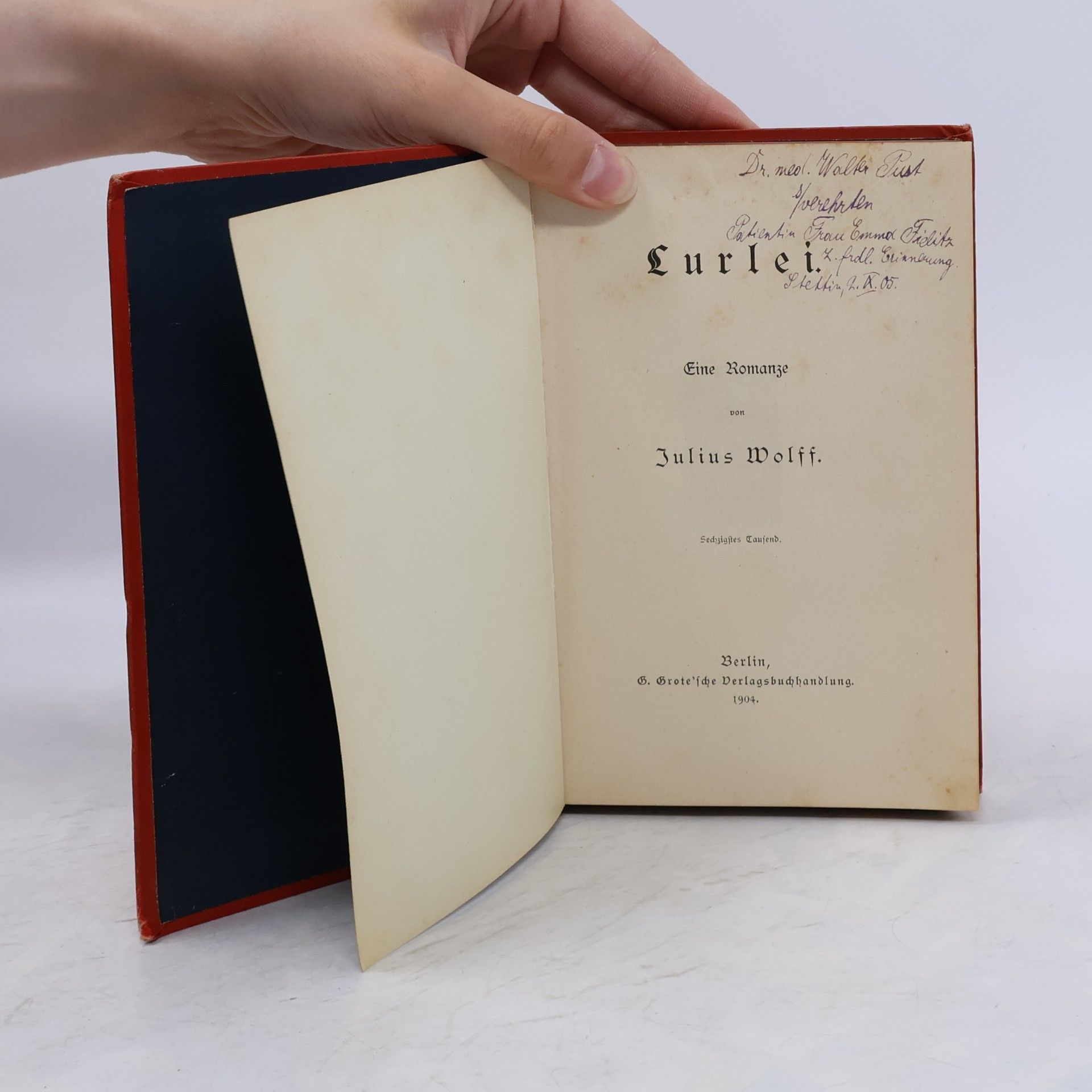 Julius Wolff Lurlei: Eine Romanze