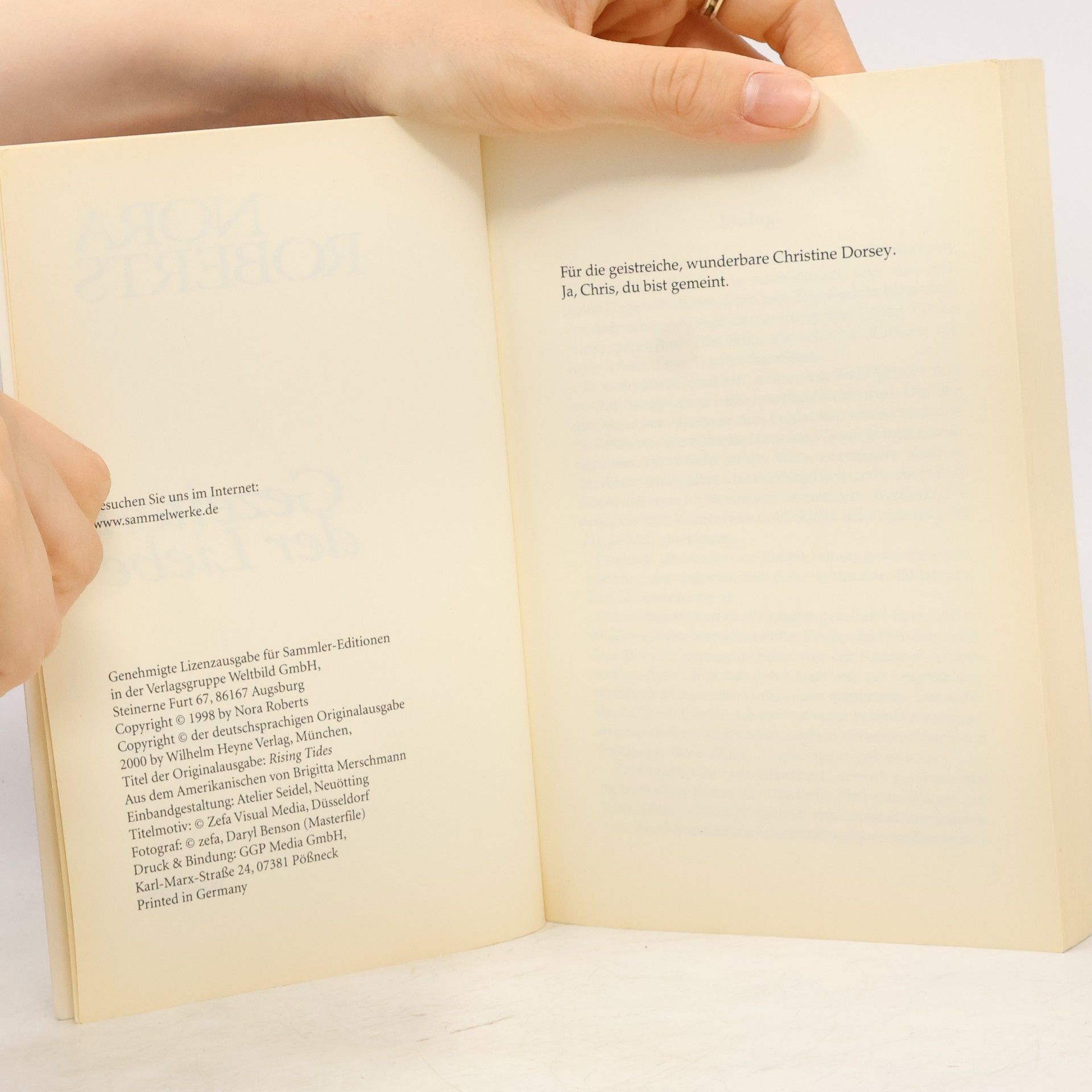 Nora Roberts Tief im Herzen, Gezeiten der Liebe