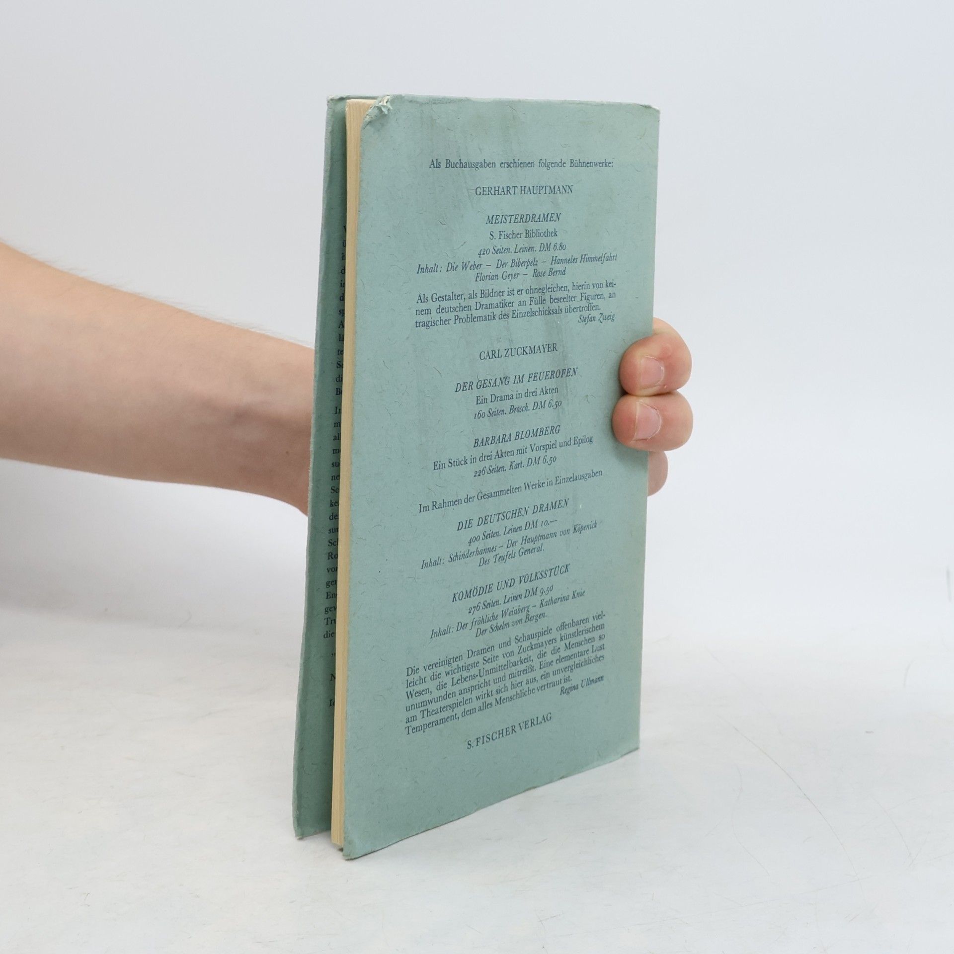 Stefan Zweig Ben Jonsons "Volpone"