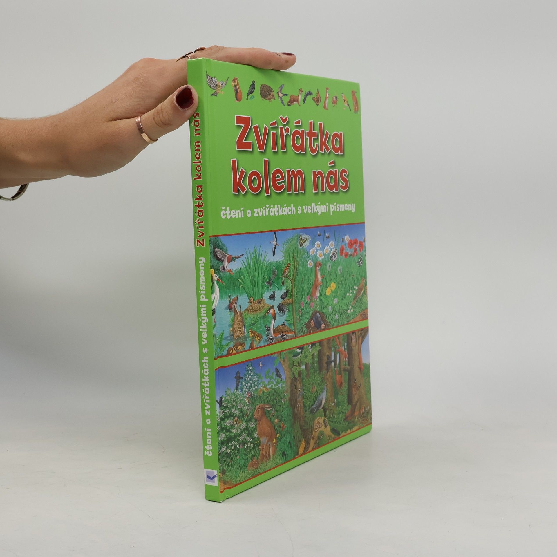 Various authors Zvířátka kolem nás : čtení o zvířátkách s velkými písmeny