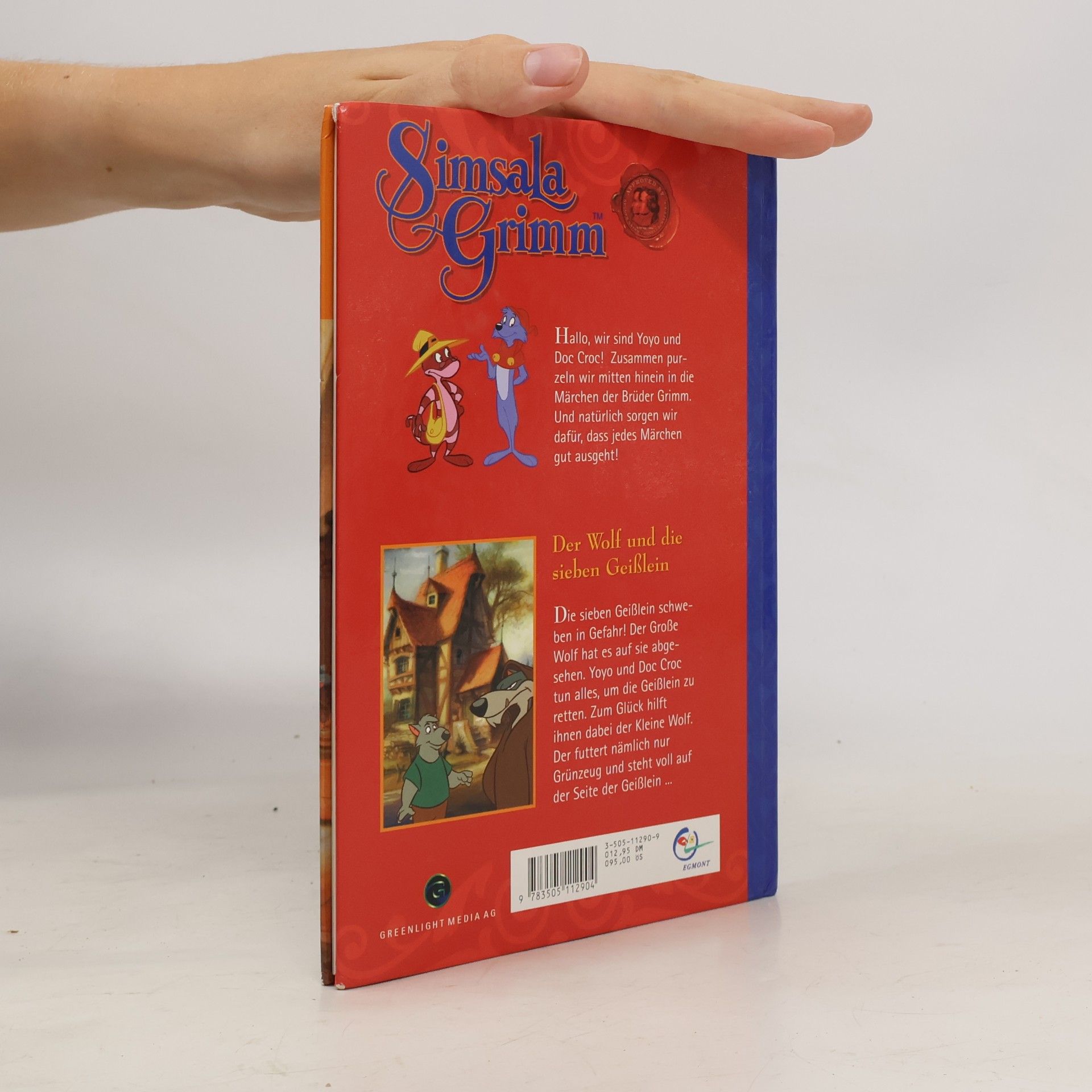 bratři Grimmové Simsala Grimm. Der Wolf und die sieben Geißlein.