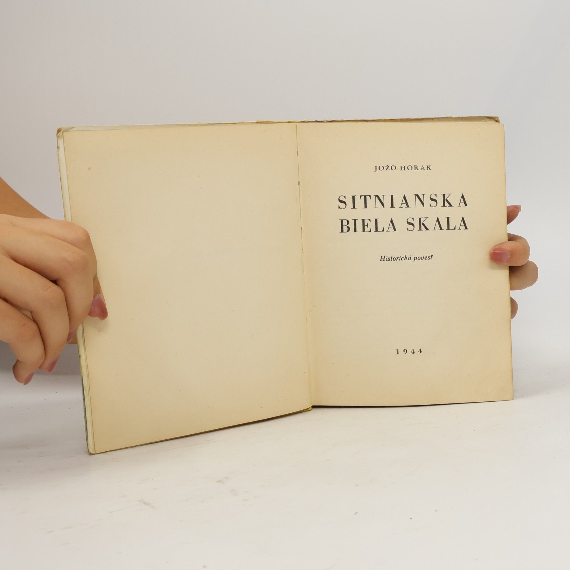 Jozef Horák Sitnianska biela skala
