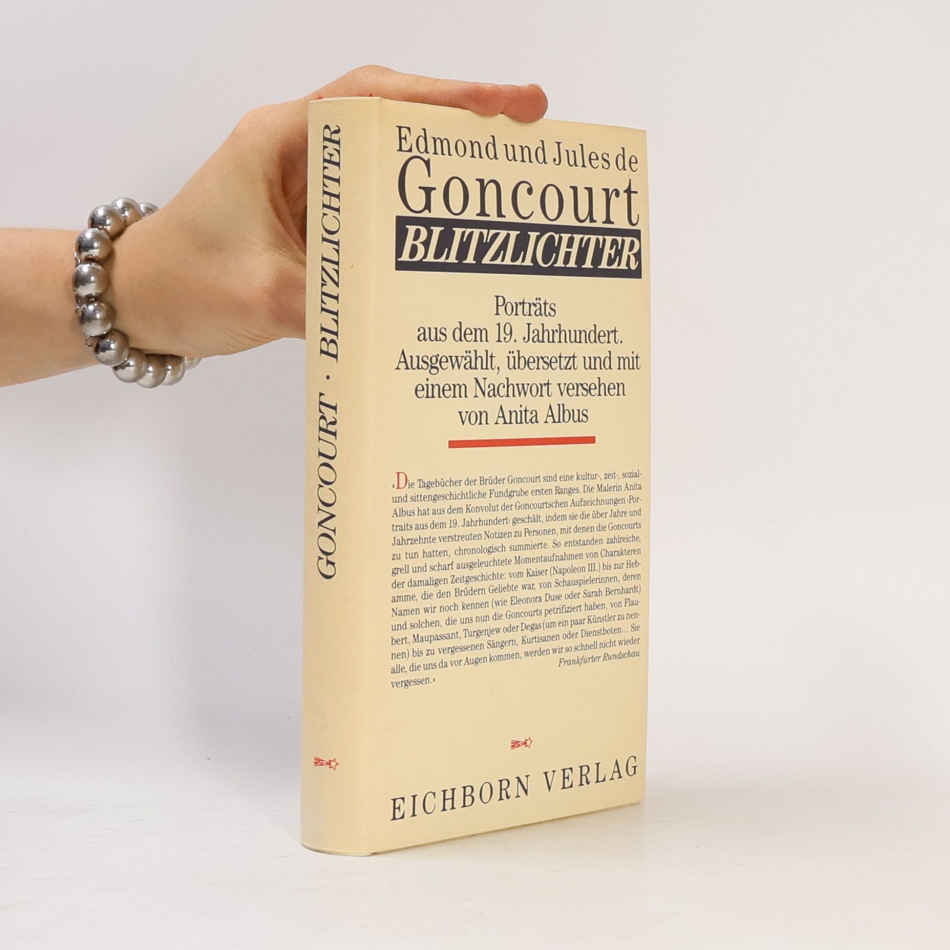 Jules Goncourt Blitzlichter