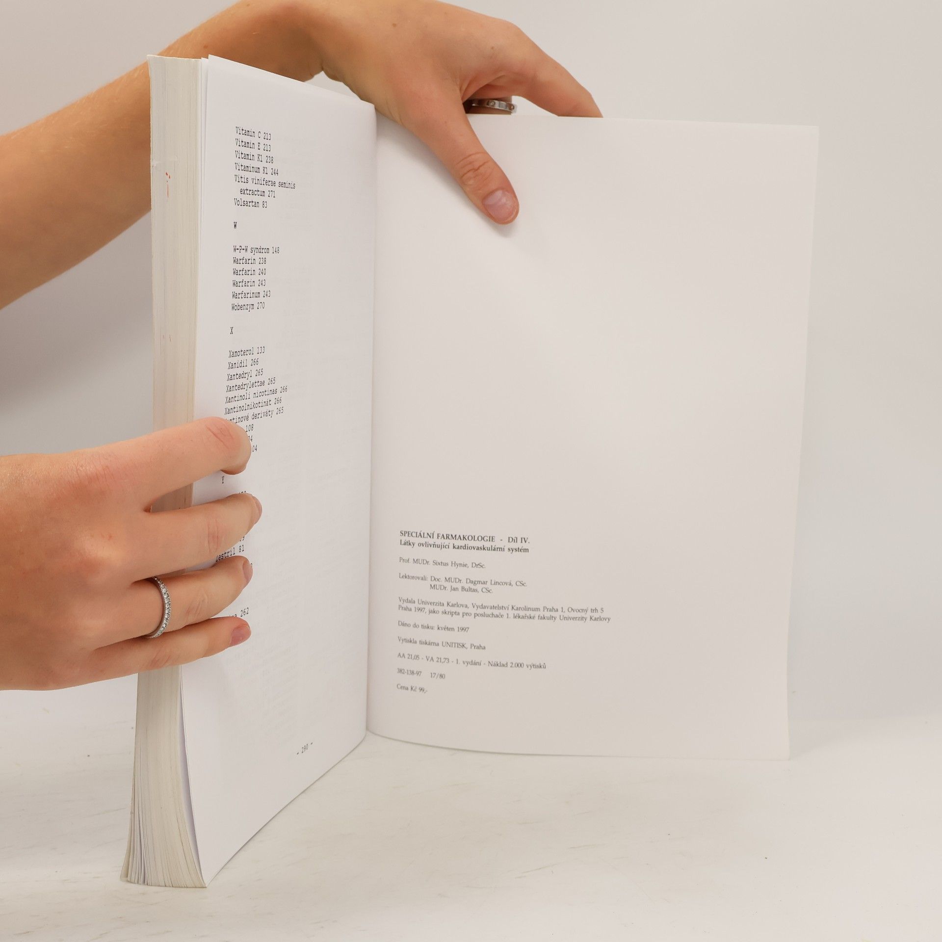 Auteurscollectief Speciální farmakologie Díl IV.
