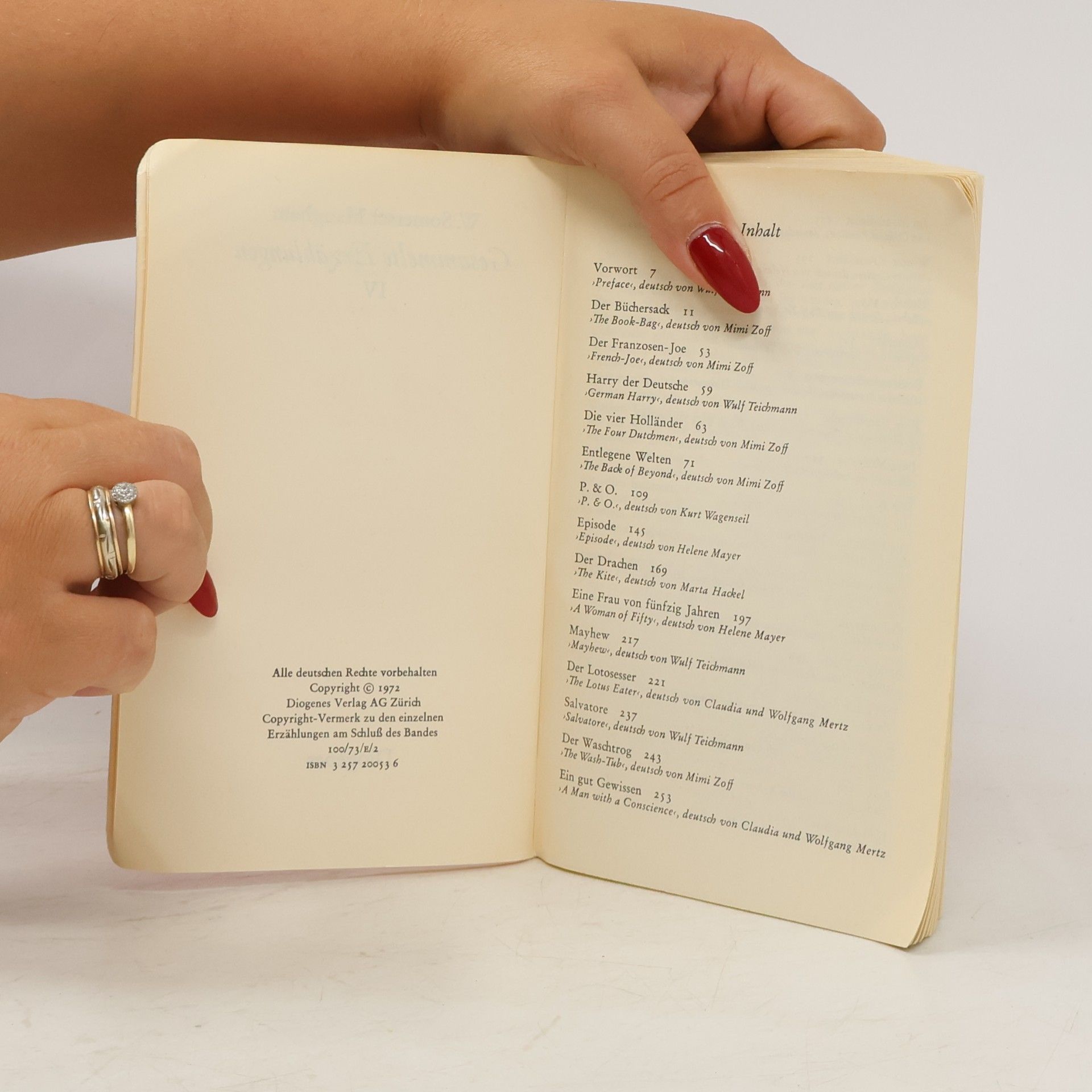 William Somerset Maugham Gesammelte Erzählungen IV