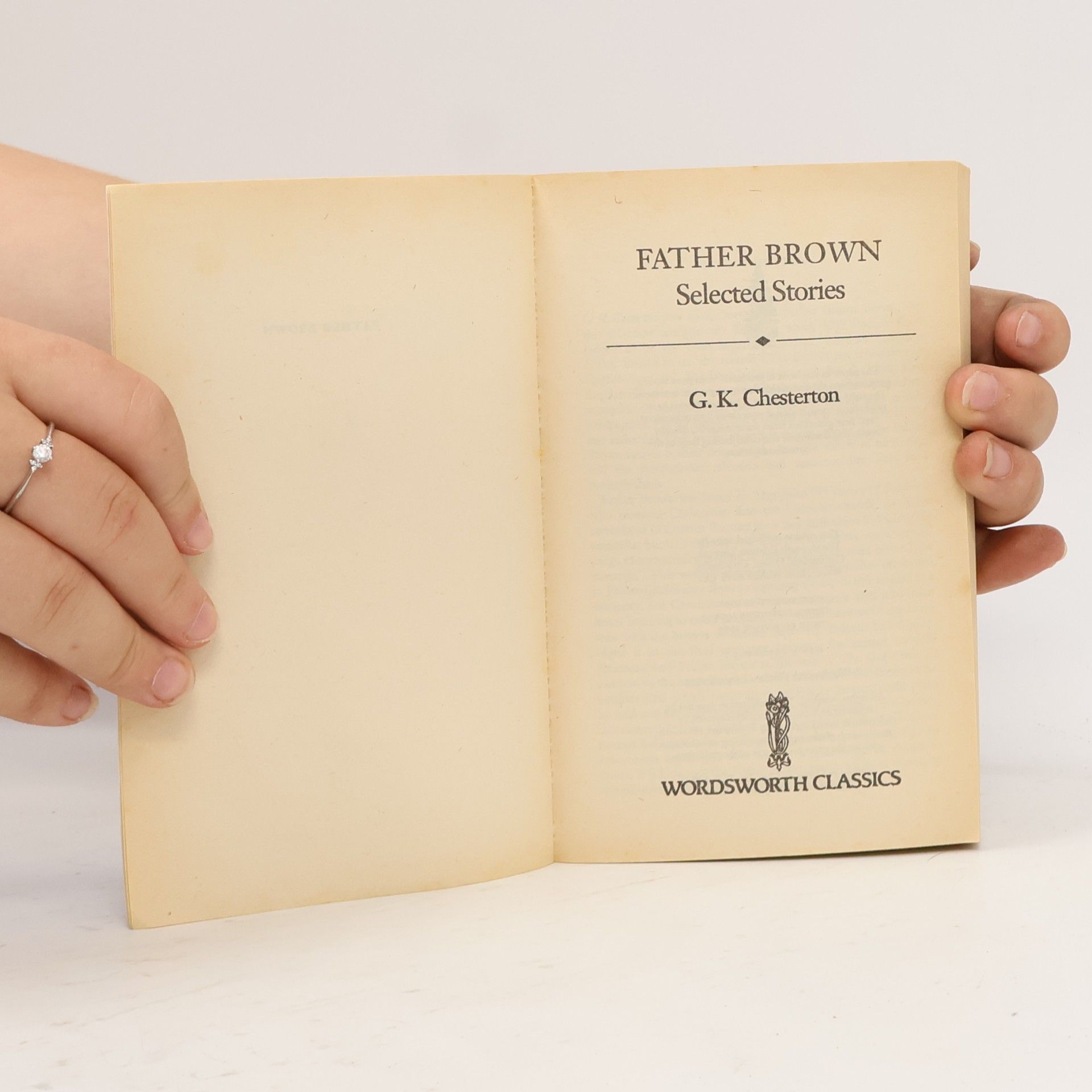 Gilbert Keith Chesterton Father Brown